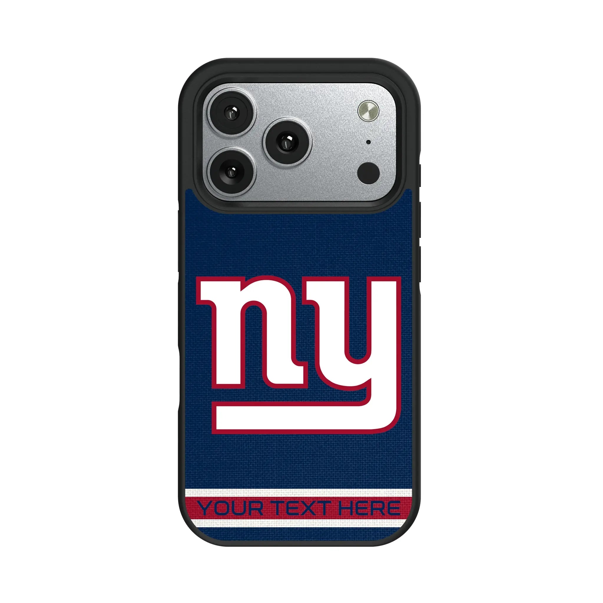 New York Giants Personalized Stripe iPhone Bump Phone Case for Apple iPhone#Device_iPhone 17 Pro