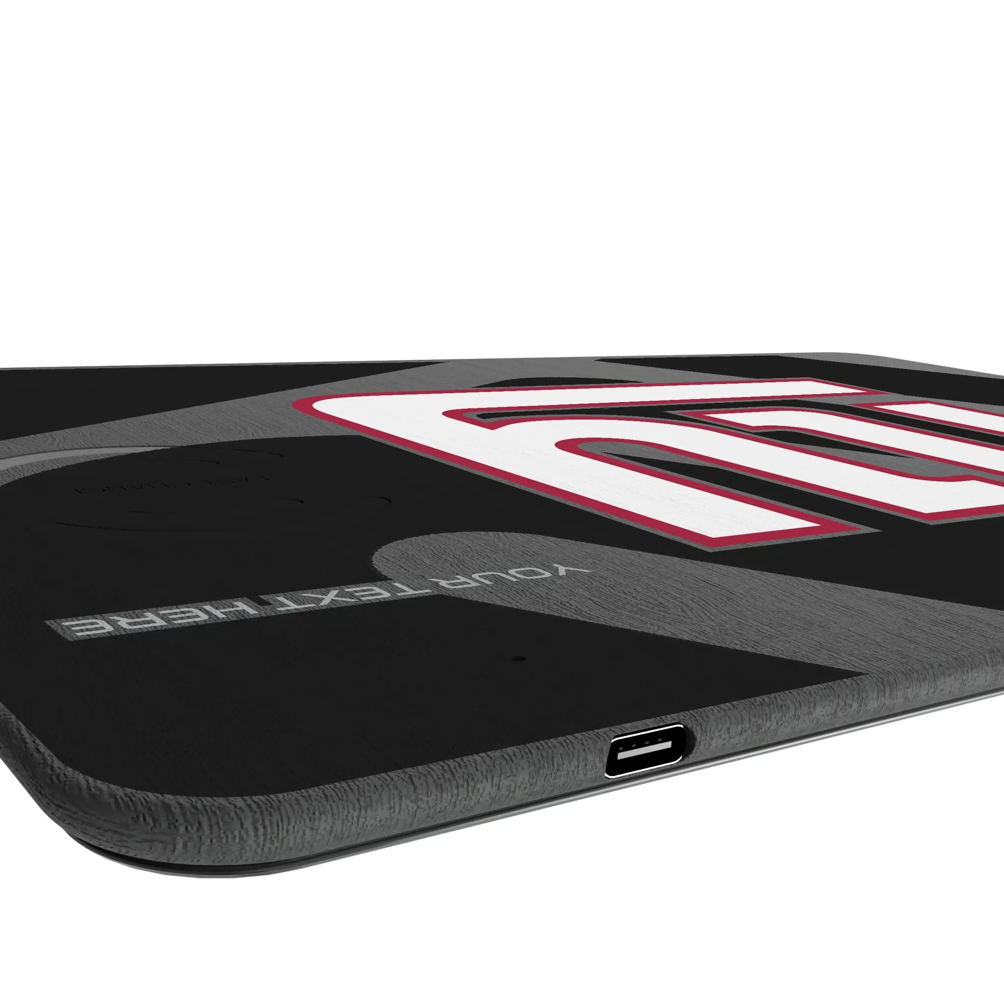 New York Giants Personalized Tilt 15-Watt Wireless Charger and Mouse Pad