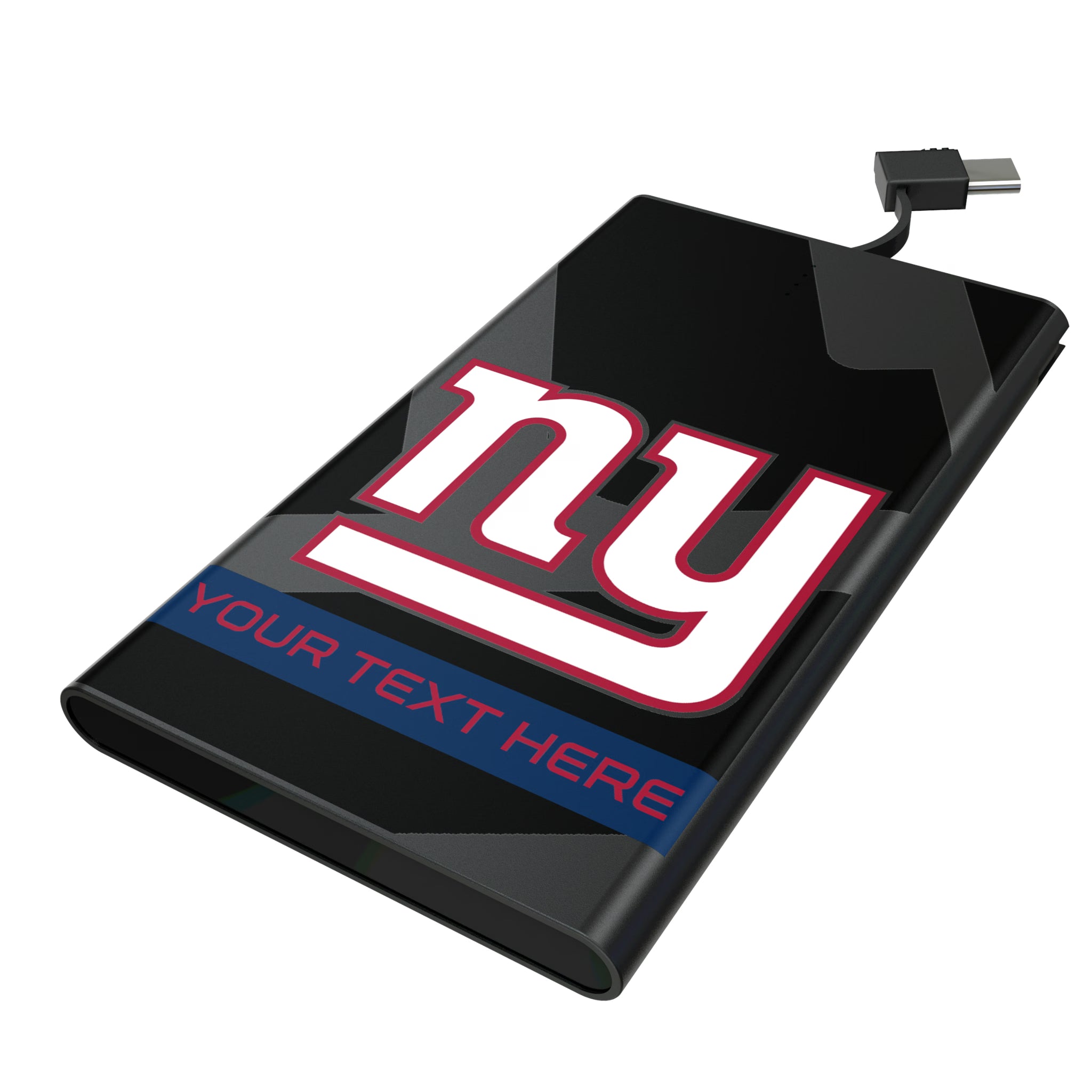 New York Giants Personalized Tilt 5000mAh Flat Powerbank