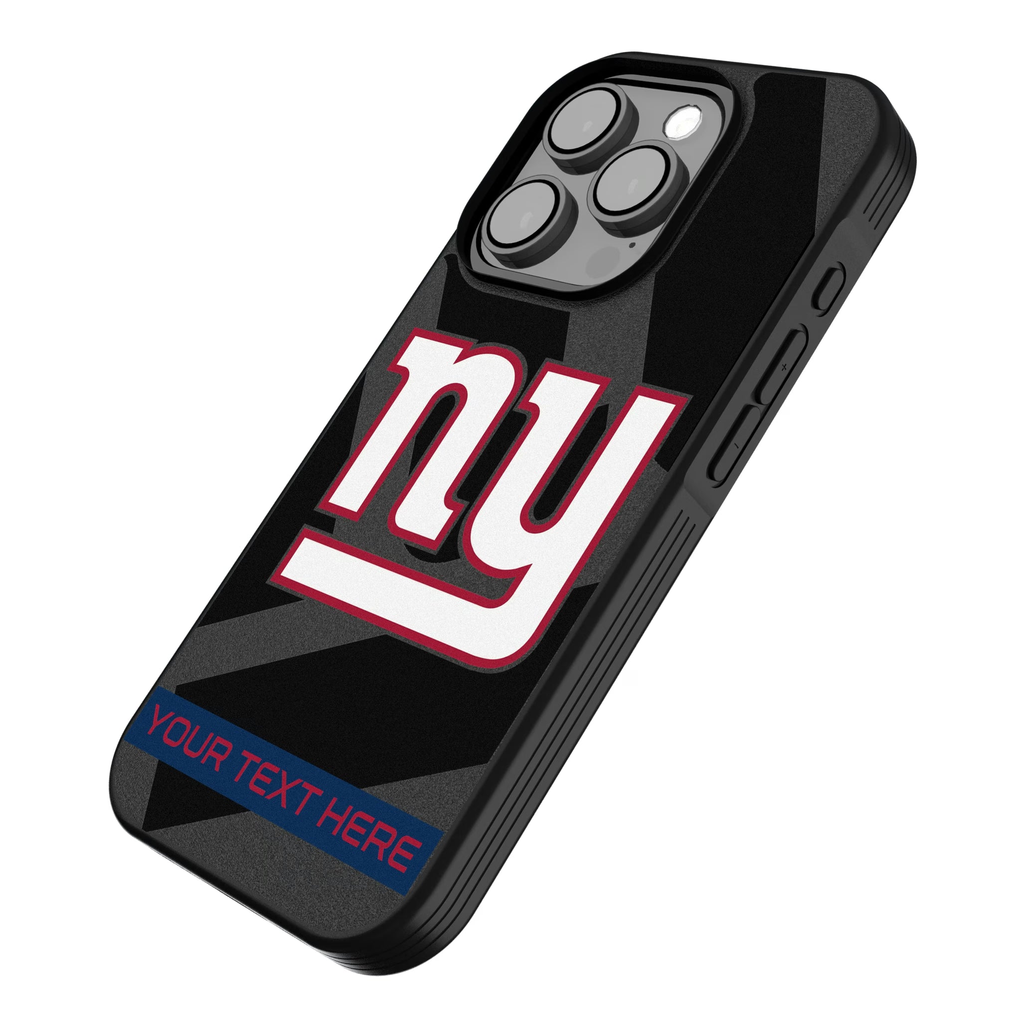New York Giants Personalized Tilt iPhone Bump Phone Case for Apple iPhone - Isometric View