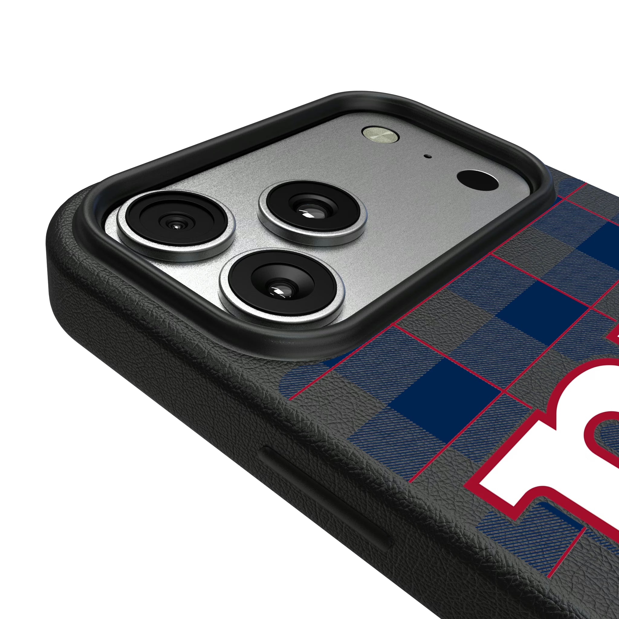 New York Giants Plaid iPhone MagSafe Compatible Phone Case for Apple iPhone - Detail#Device_iPhone 17 Pro Max