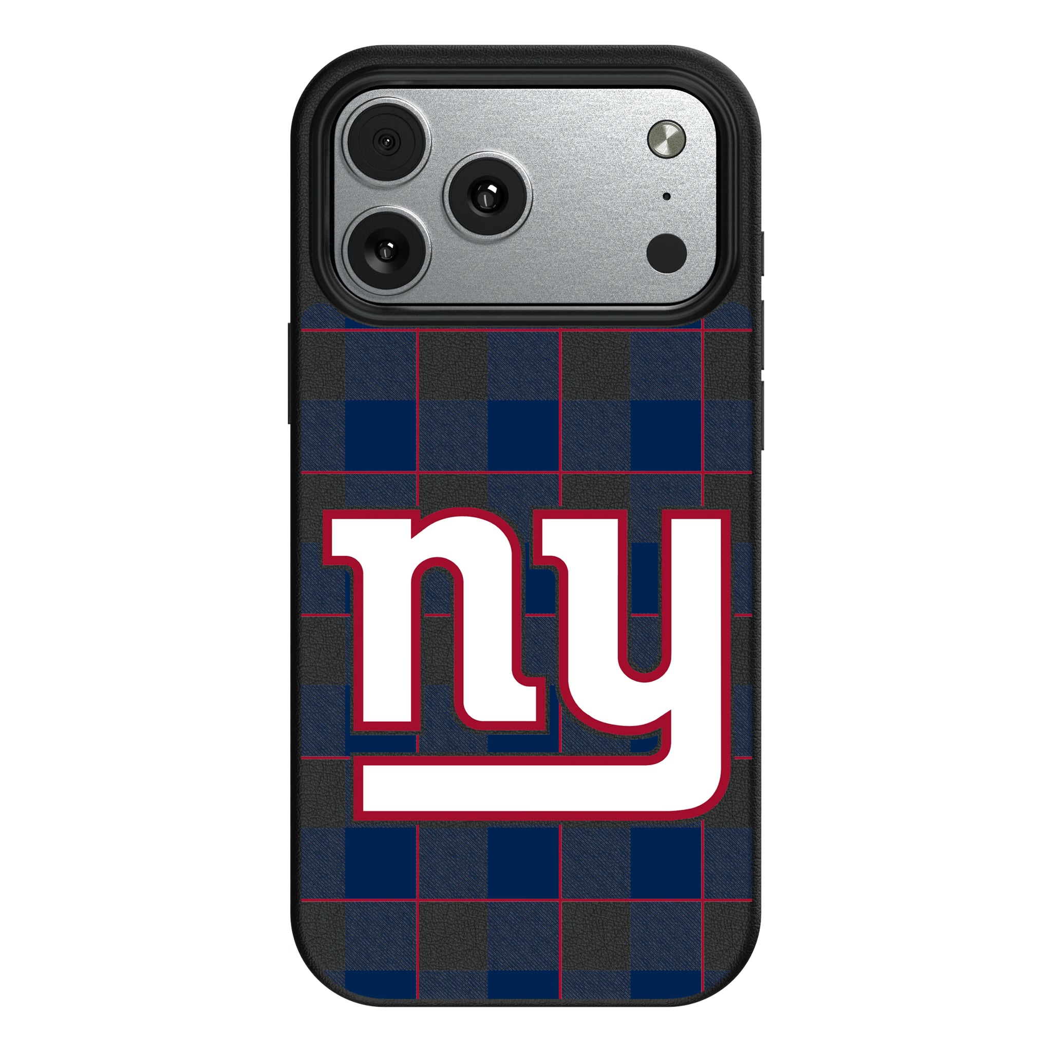 New York Giants Plaid iPhone MagSafe Compatible Phone Case for Apple iPhone#Device_iPhone 17 Pro Max