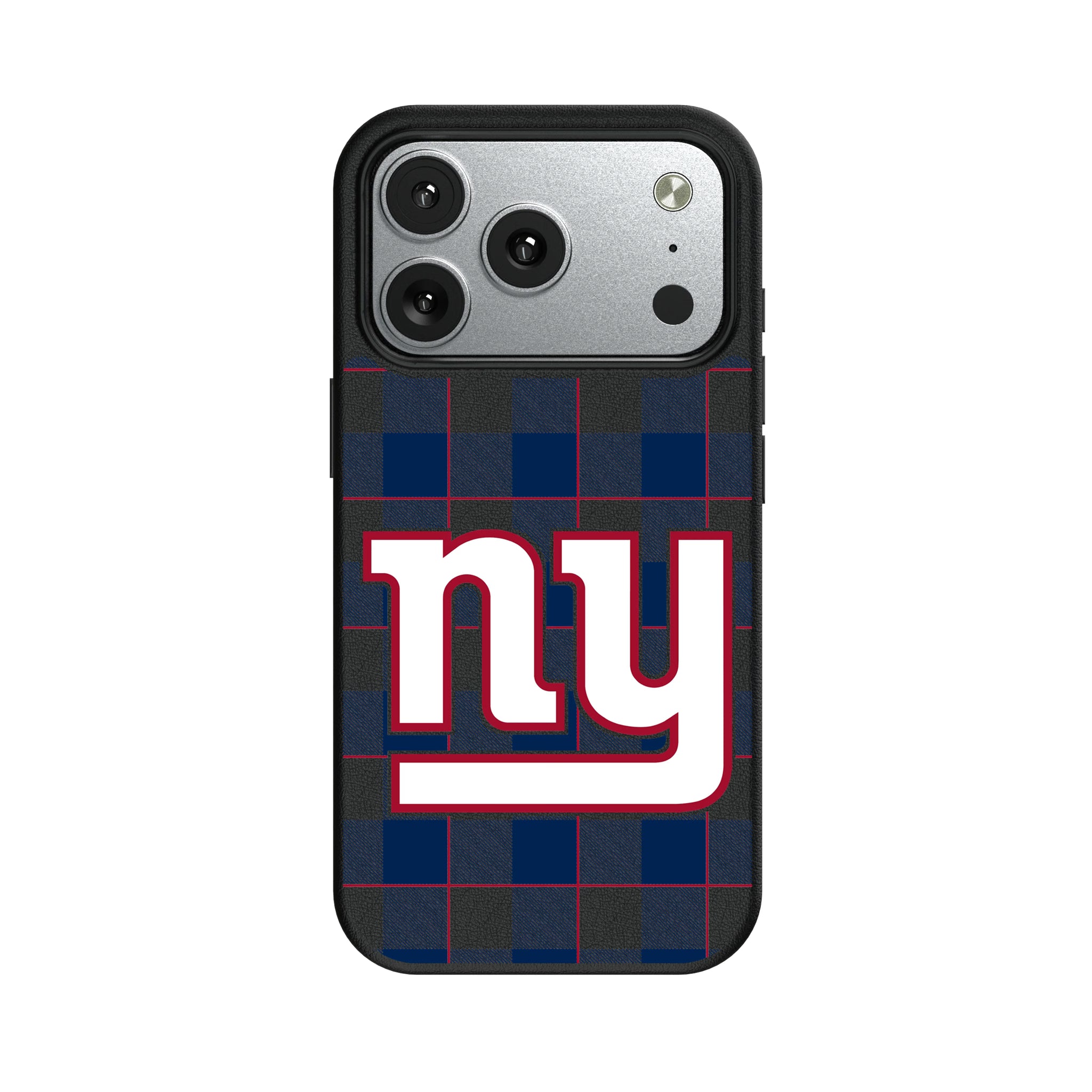 New York Giants Plaid iPhone MagSafe Compatible Phone Case for Apple iPhone#Device_iPhone 17 Pro