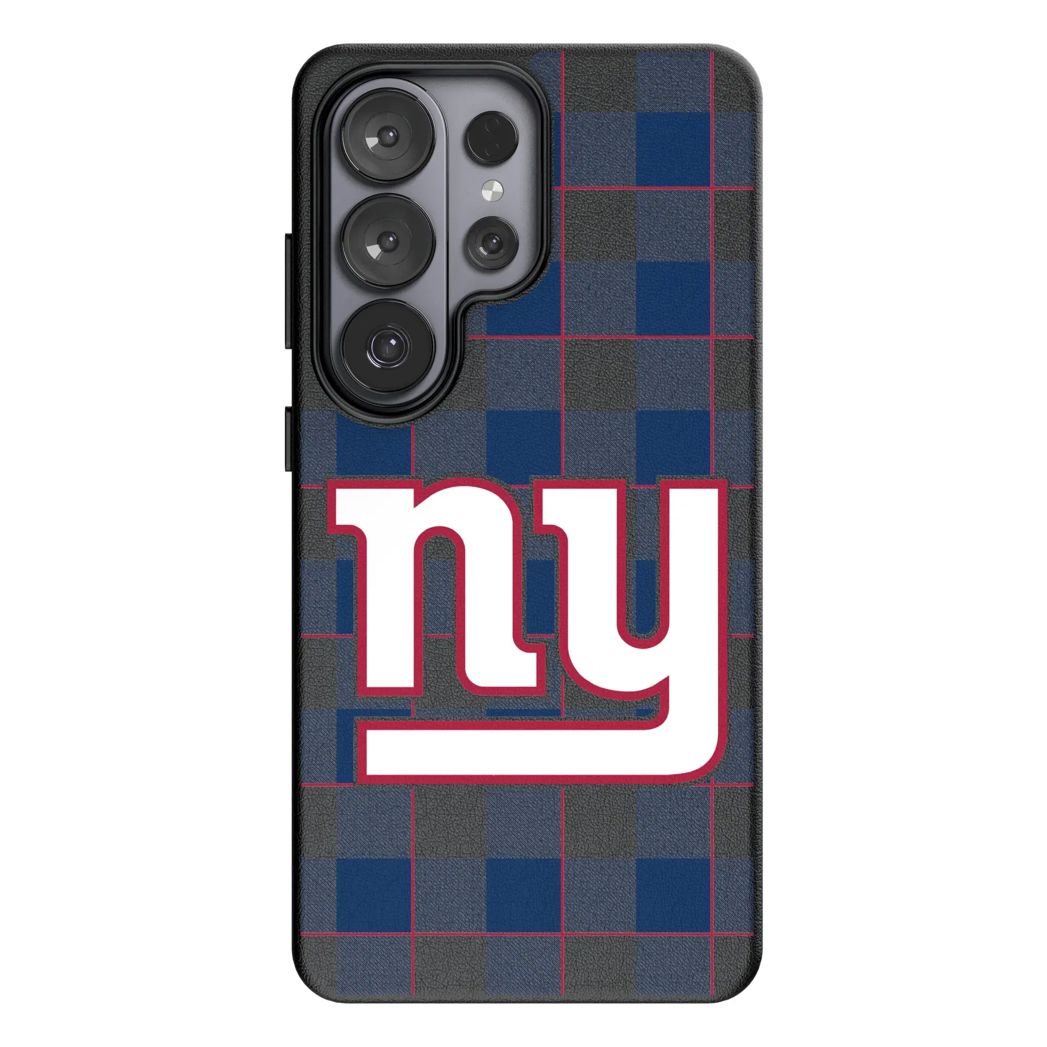 New York Giants Plaid Galaxy MagSafe Compatible Phone Case for Samsung Galaxy#Device_Galaxy S26 Ultra
