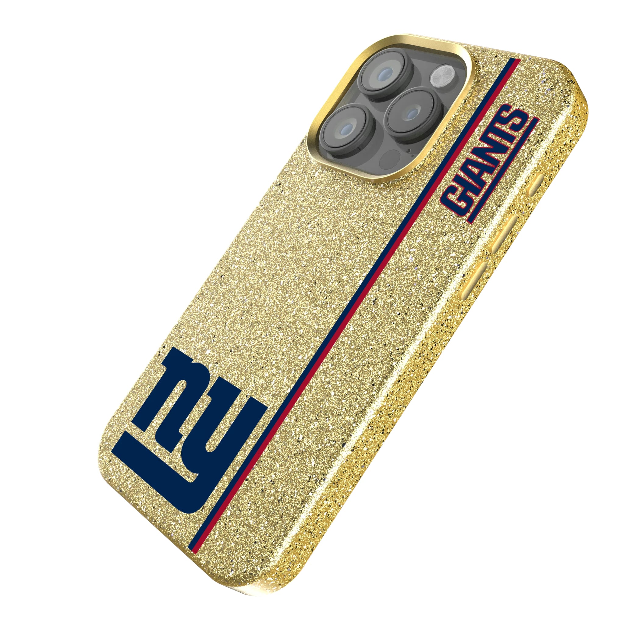 New York Giants Sidebar iPhone Bling Phone Case for Apple iPhone - Isometric View