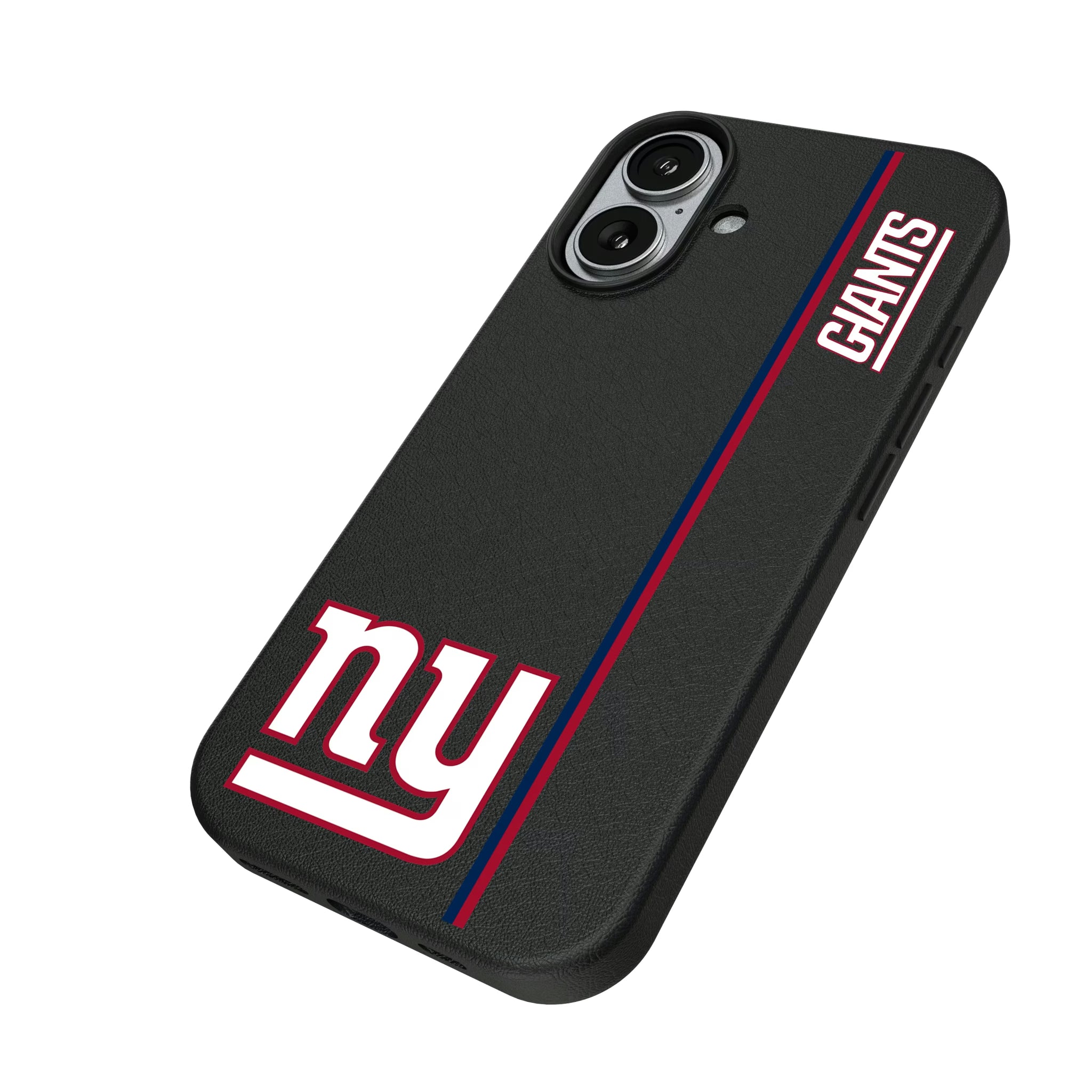 New York Giants Sidebar iPhone MagSafe Compatible Phone Case for Apple iPhone - Isometric View#Device_iPhone 17