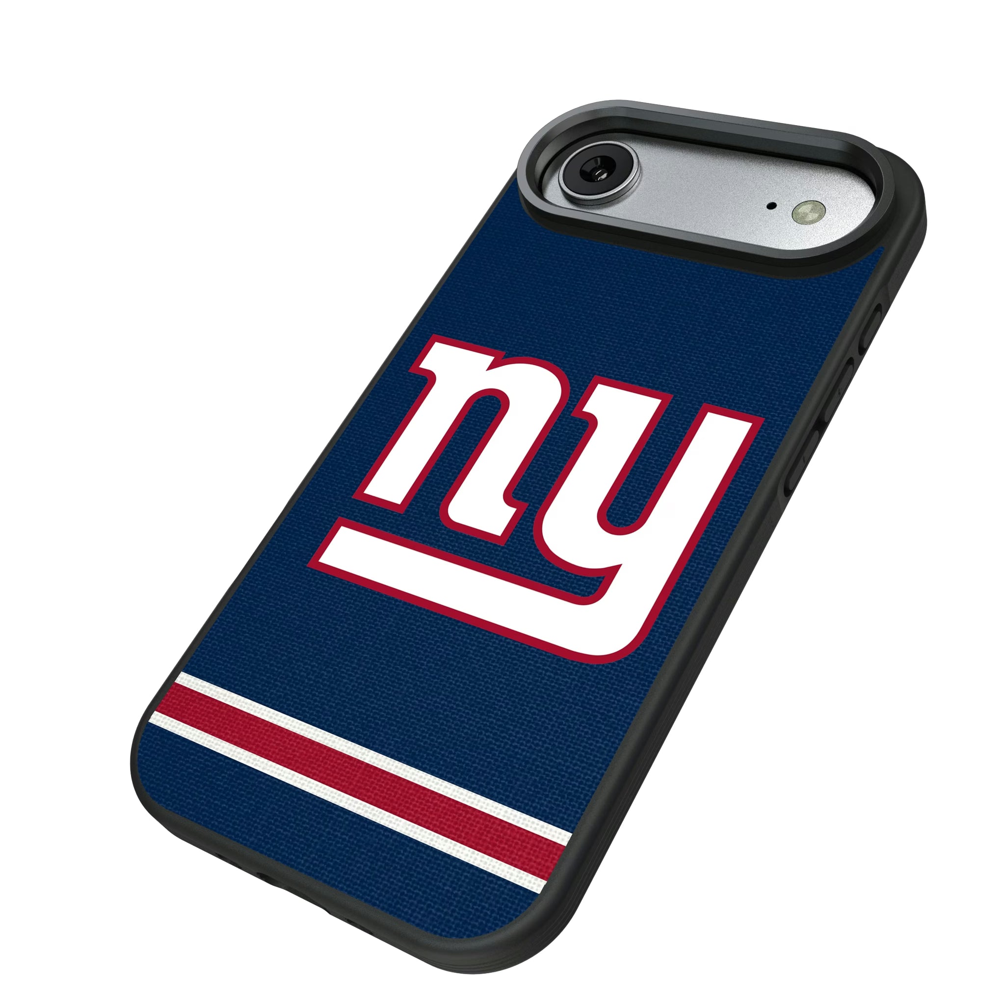 New York Giants Stripe iPhone Bump Phone Case for Apple iPhone - Isometric View#Device_iPhone Air
