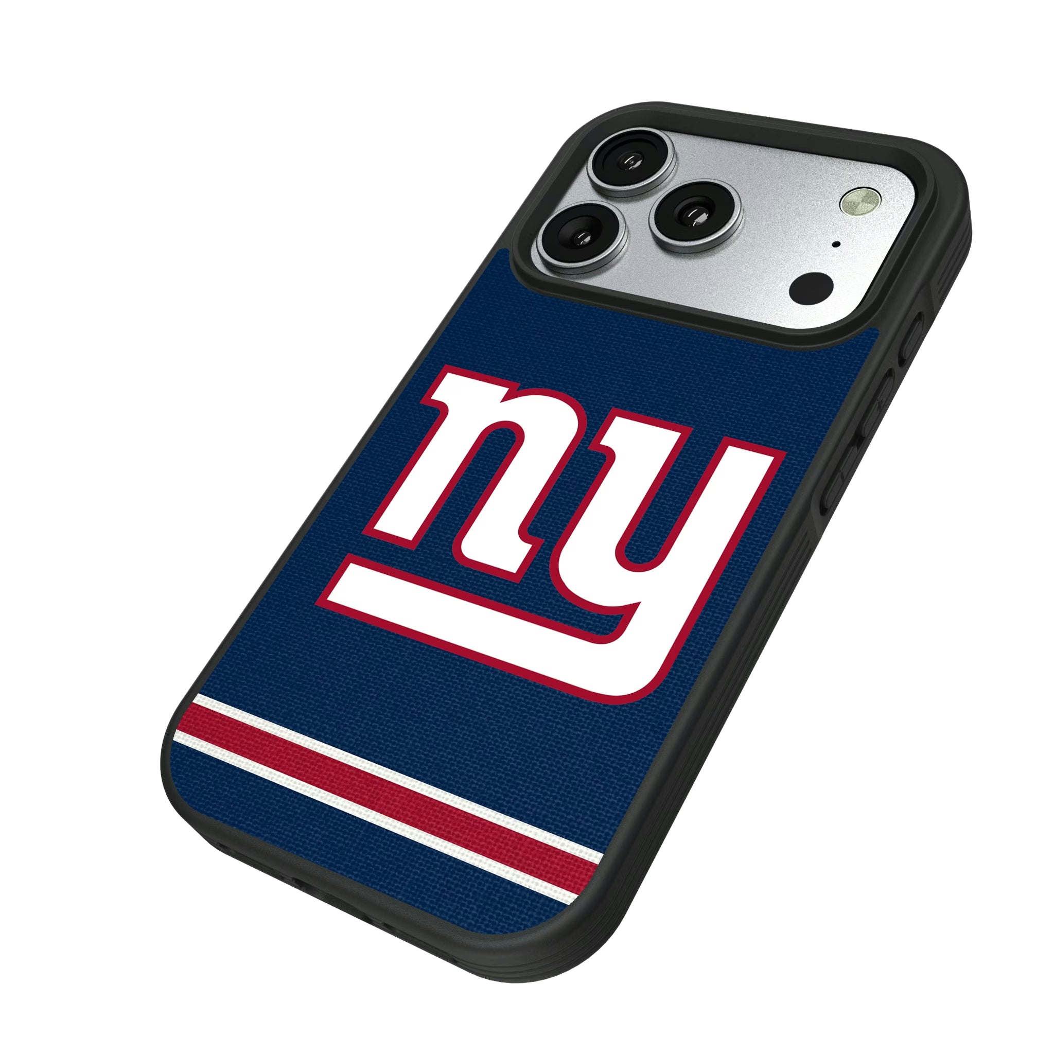 New York Giants Stripe iPhone Bump Phone Case for Apple iPhone - Isometric View#Device_iPhone 17 Pro