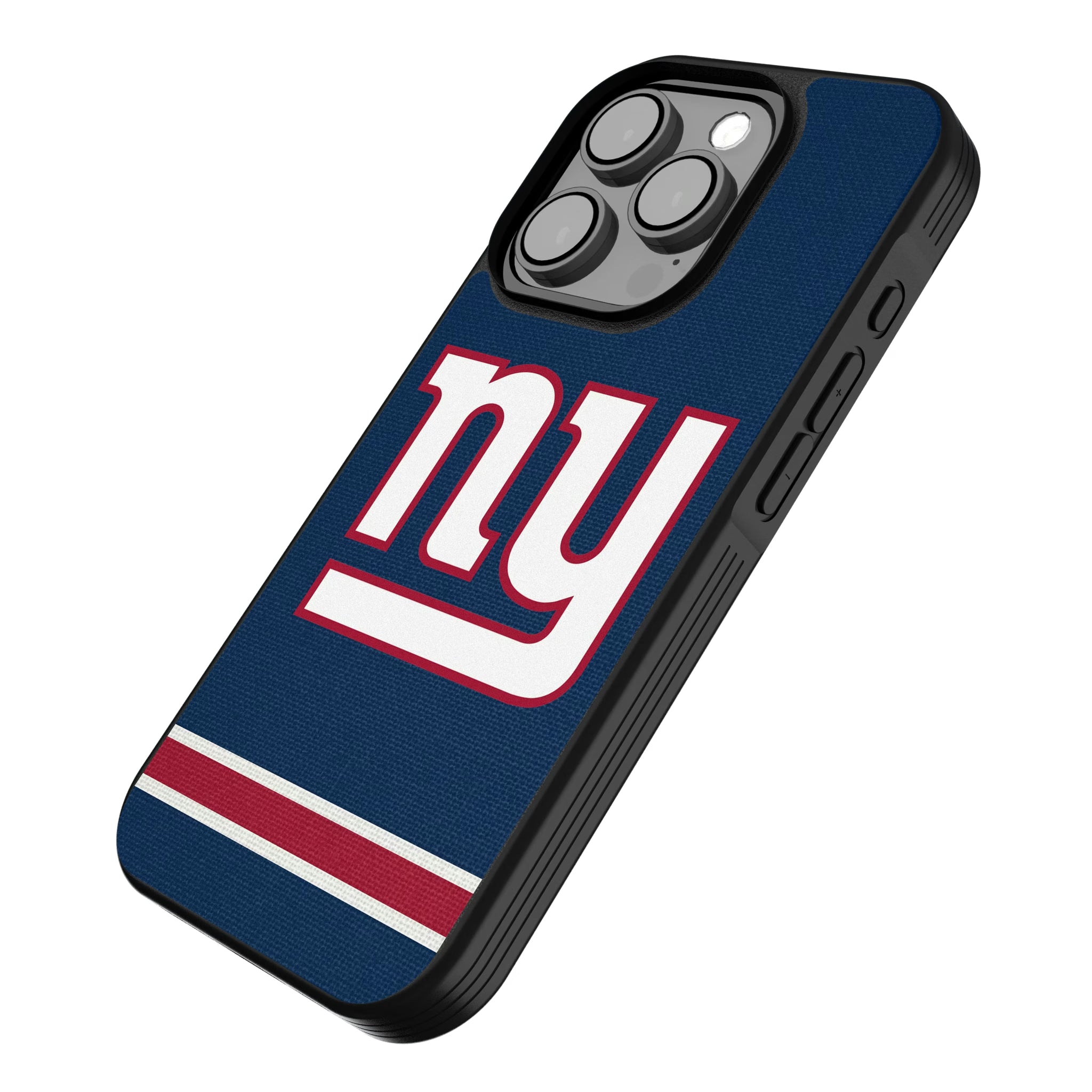 New York Giants Stripe iPhone Bump Phone Case for Apple iPhone - Isometric View
