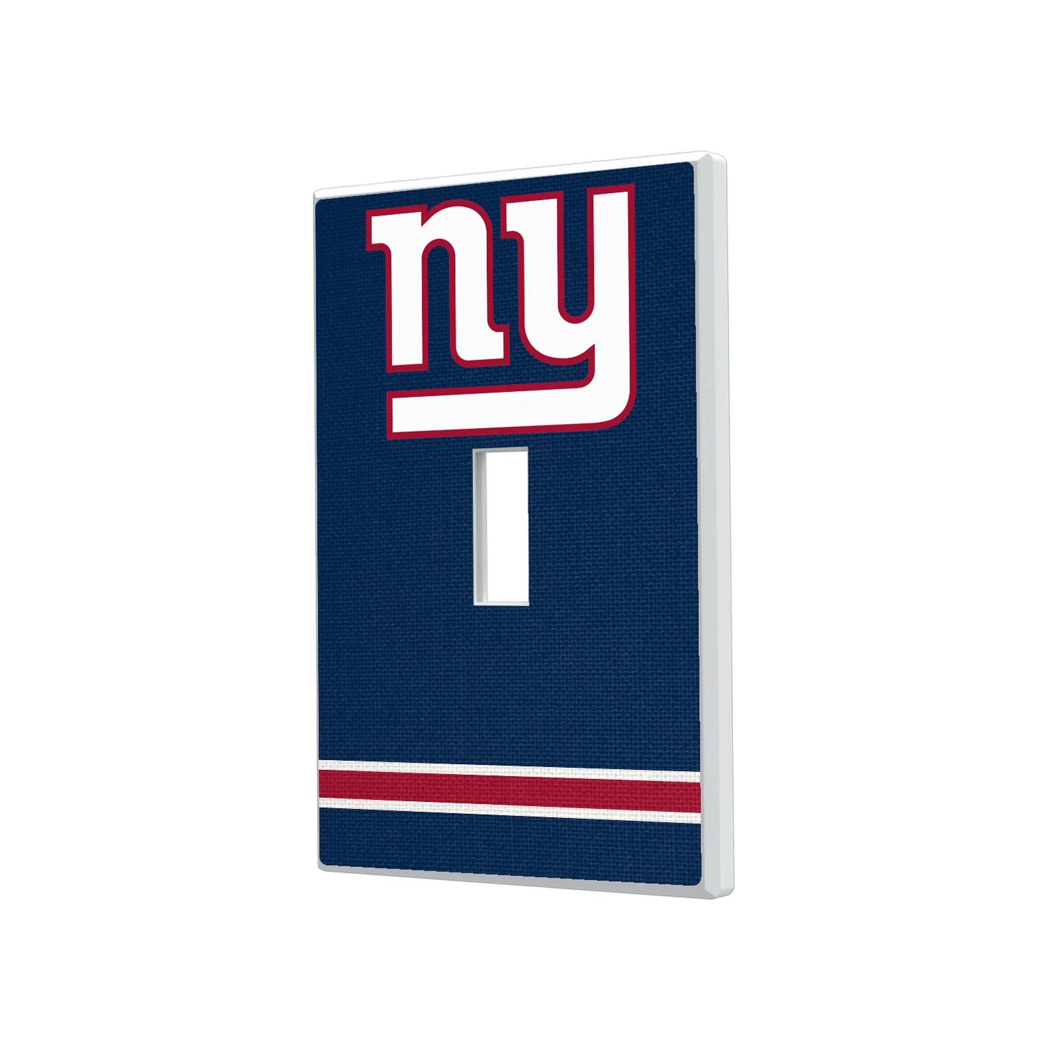 New York Giants Stripe Hidden-Screw Light Switch Plate#Style_Single Toggle