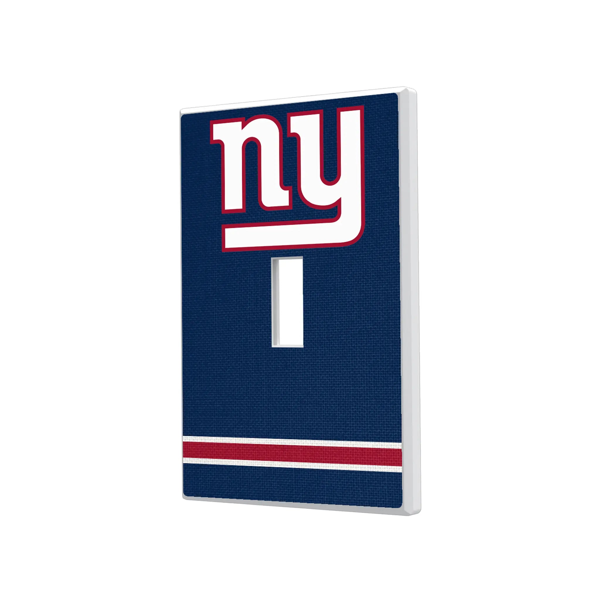 New York Giants Stripe Hidden-Screw Light Switch Plate#Style_Single Toggle