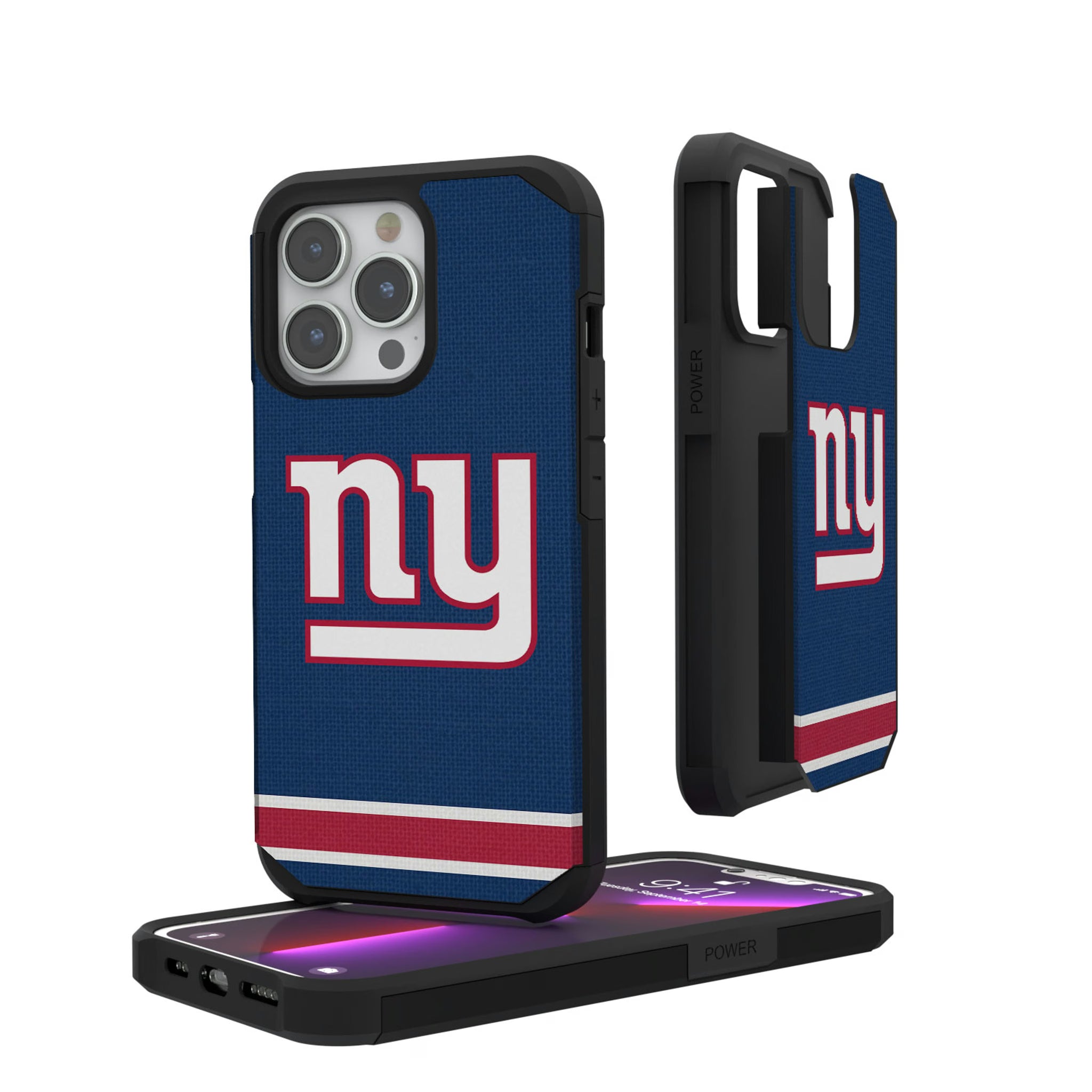 New York Giants Stripe iPhone Rugged Phone Case for Apple iPhone
