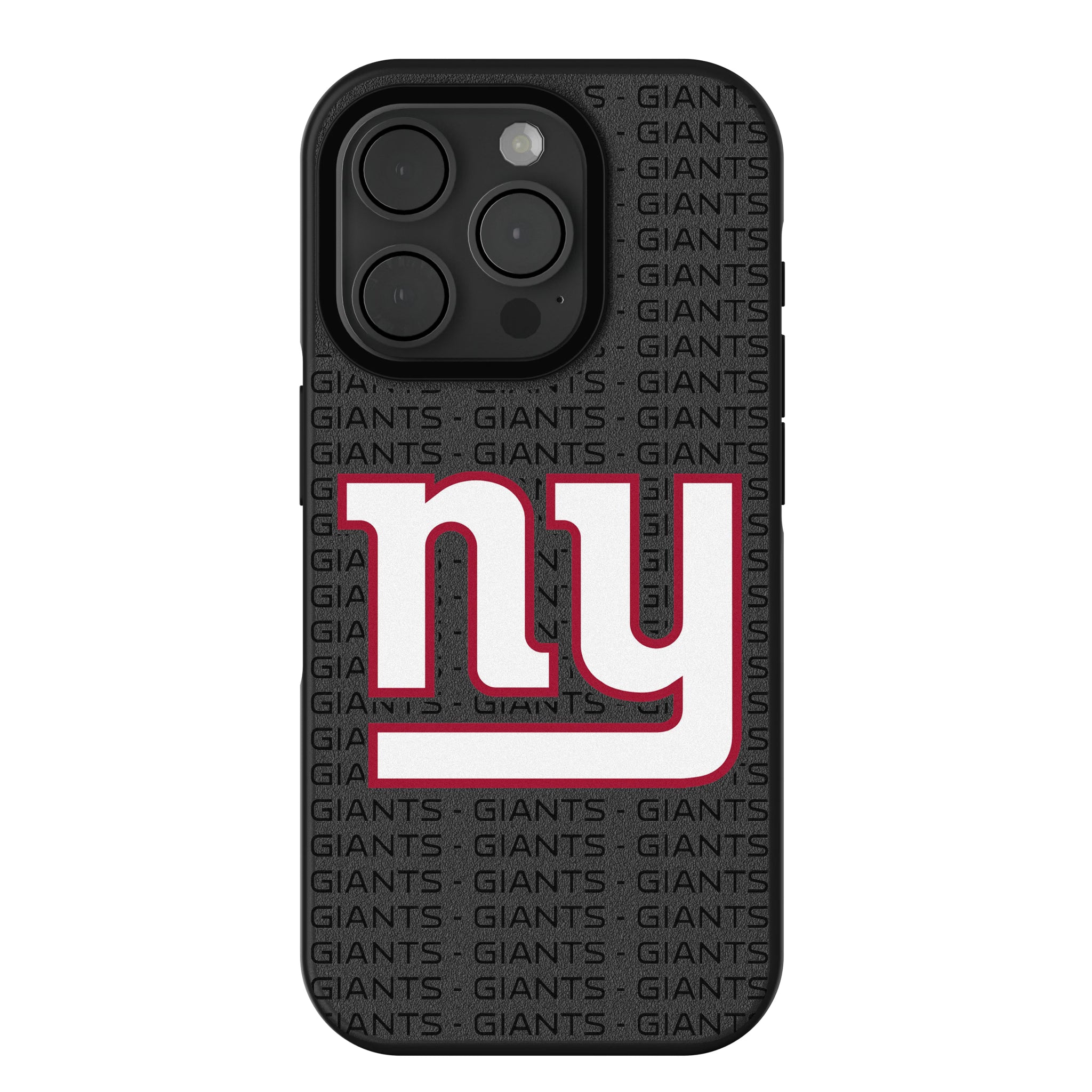 New York Giants Text Backdrop iPhone Bump Phone Case for Apple iPhone