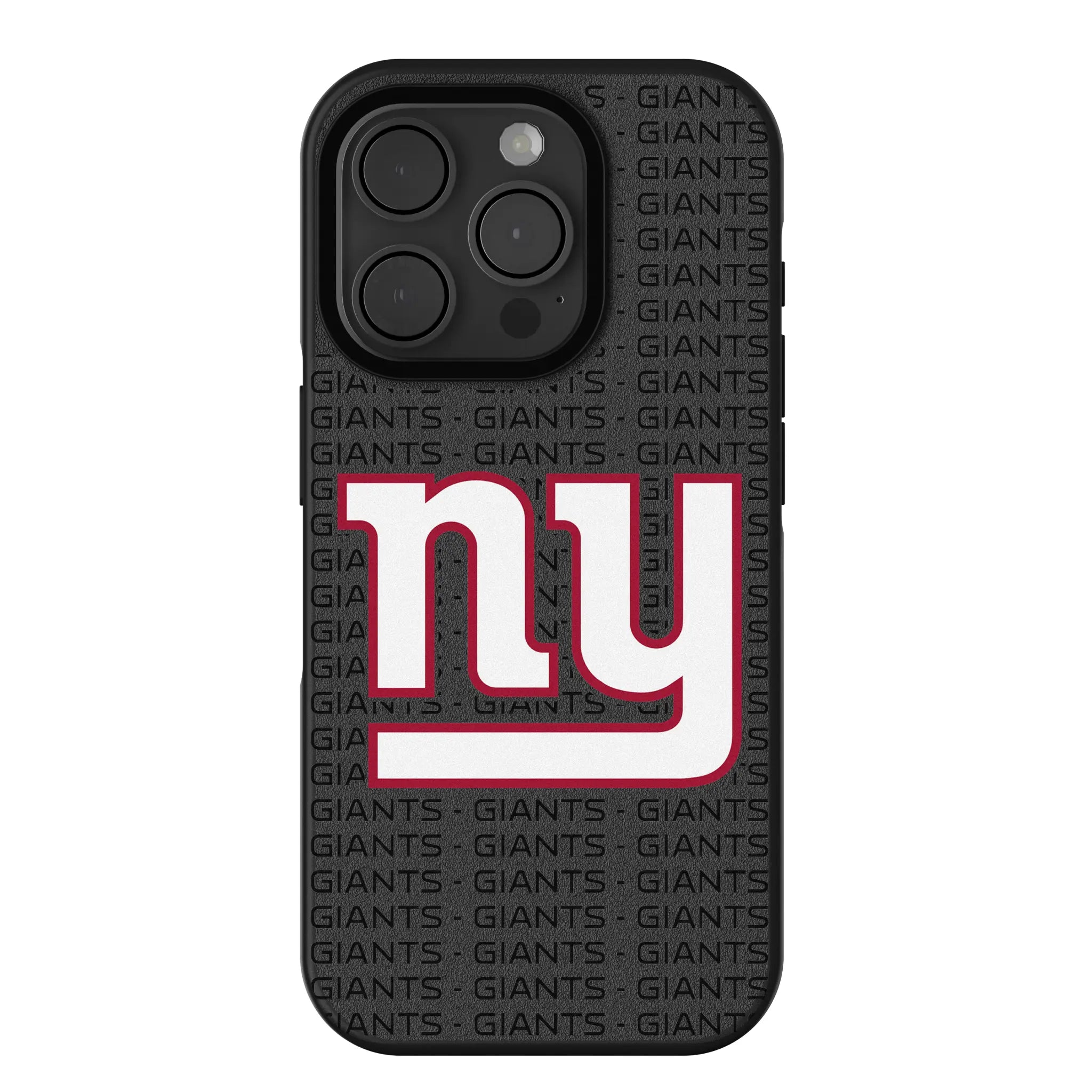 New York Giants Text Backdrop iPhone Bump Phone Case for Apple iPhone