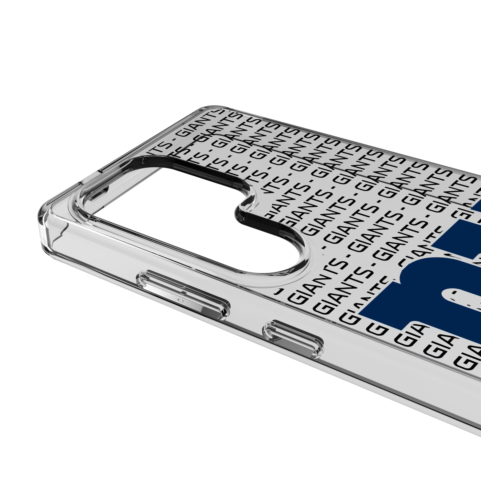 New York Giants Text Backdrop Galaxy Clear Phone Case for Samsung Galaxy - Detail