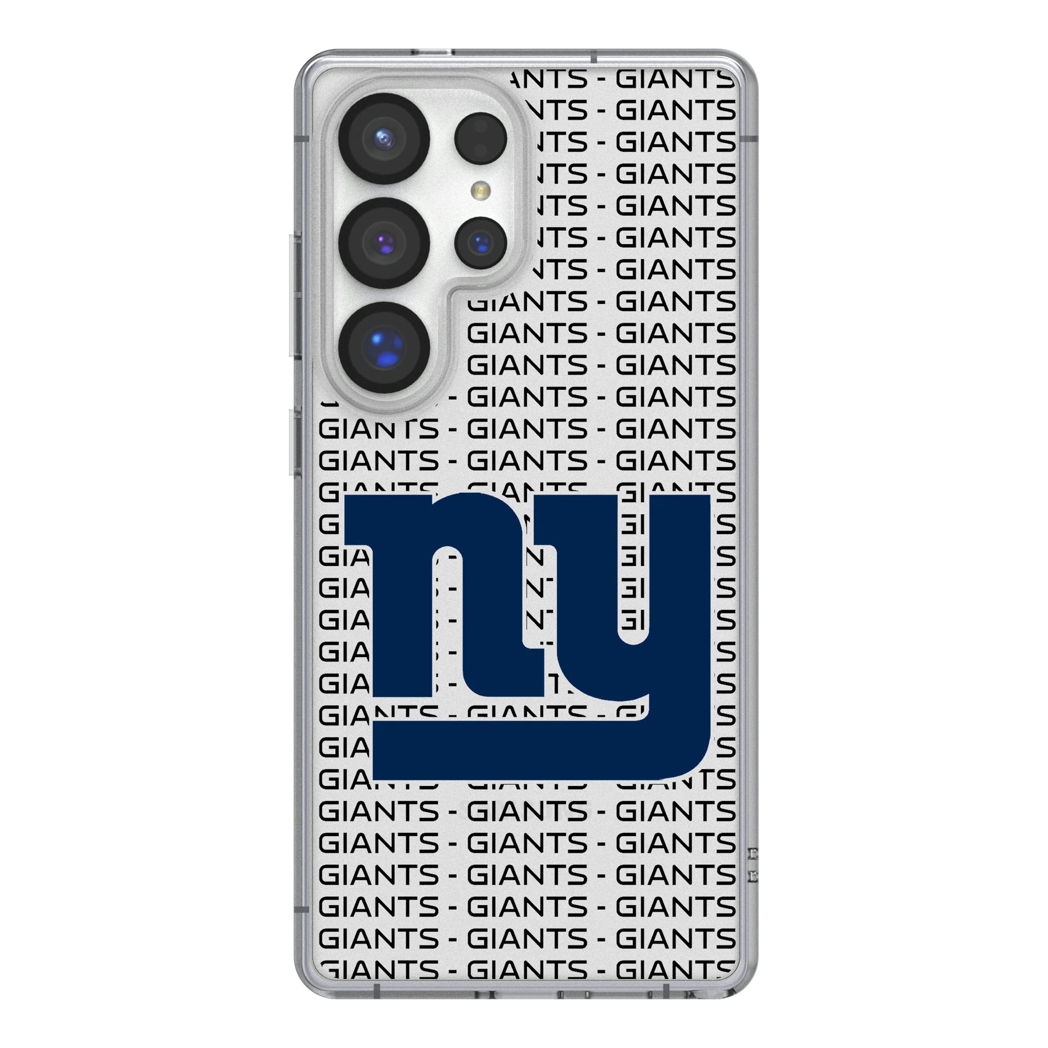New York Giants Text Backdrop Galaxy Clear Phone Case for Samsung Galaxy