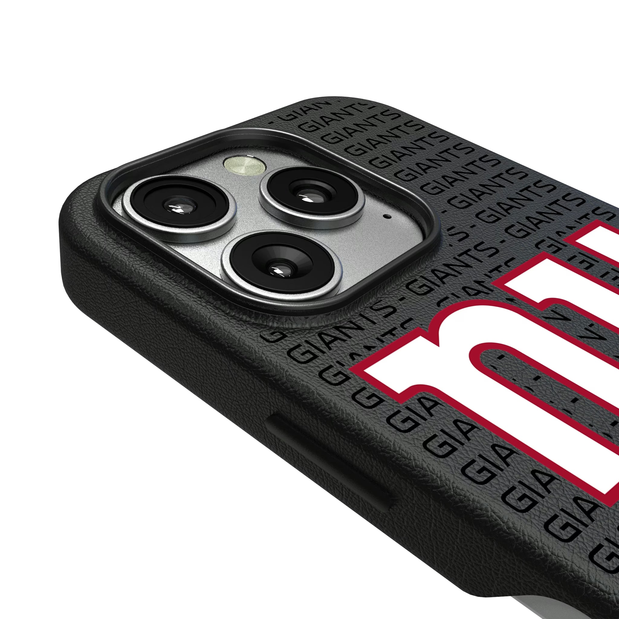 New York Giants Text Backdrop iPhone MagSafe Compatible Phone Case for Apple iPhone - Detail