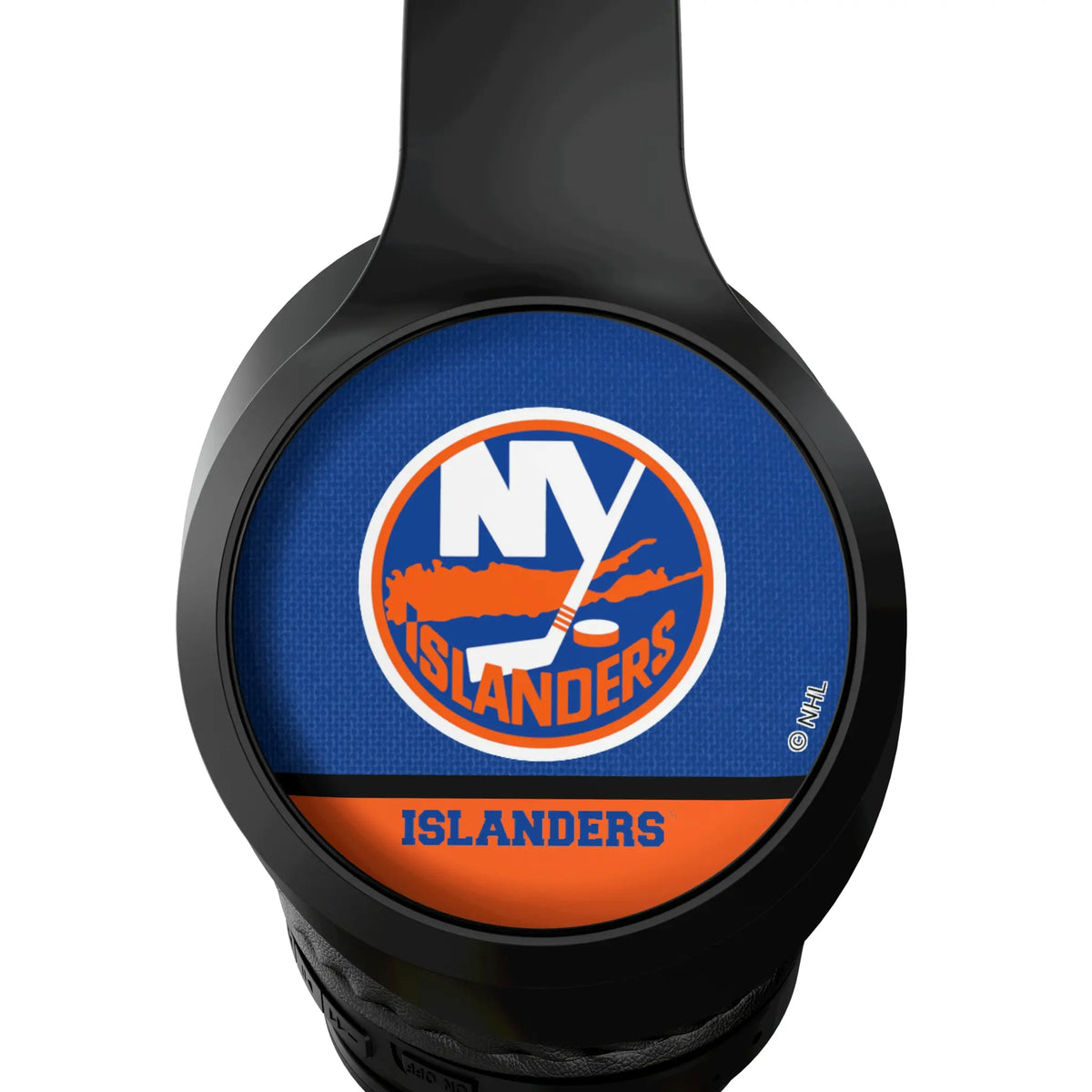 New York Islanders Endzone Solid Wireless Over-Ear Headphones With Case - Detail