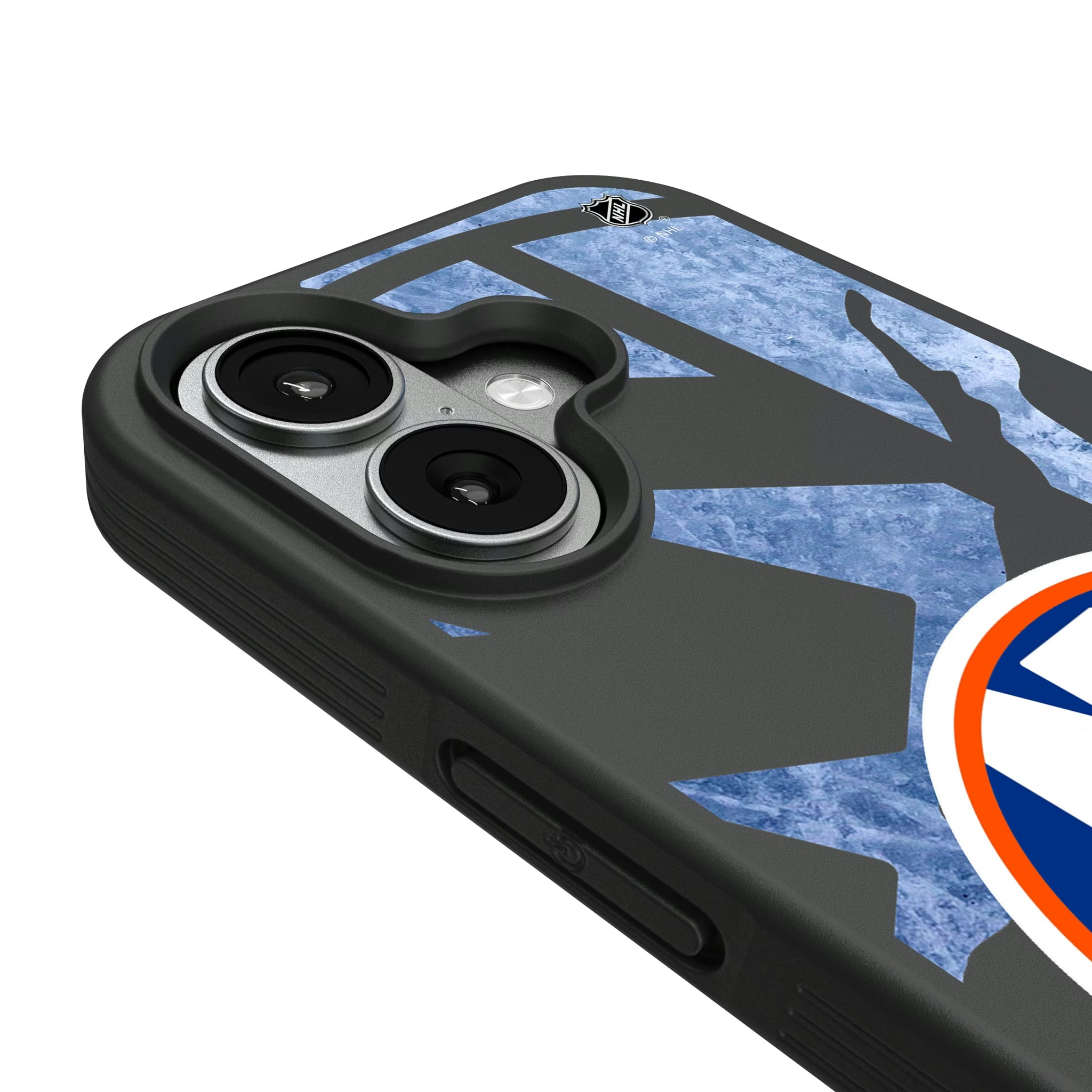 New York Islanders Ice Tilt iPhone Bump Phone Case for Apple iPhone - Detail#Device_iPhone 17