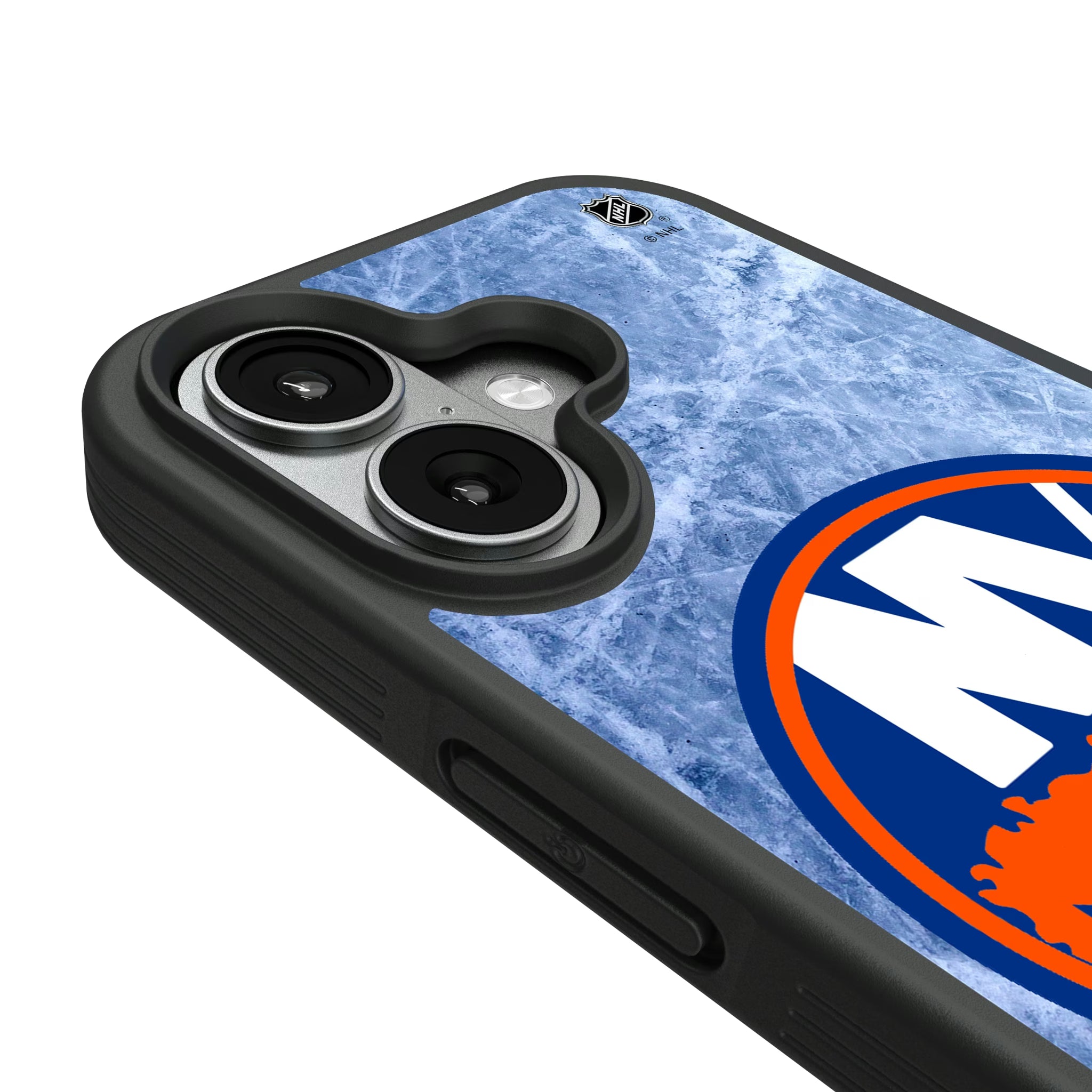 New York Islanders Ice Wordmark iPhone Bump Phone Case for Apple iPhone - Detail#Device_iPhone 17