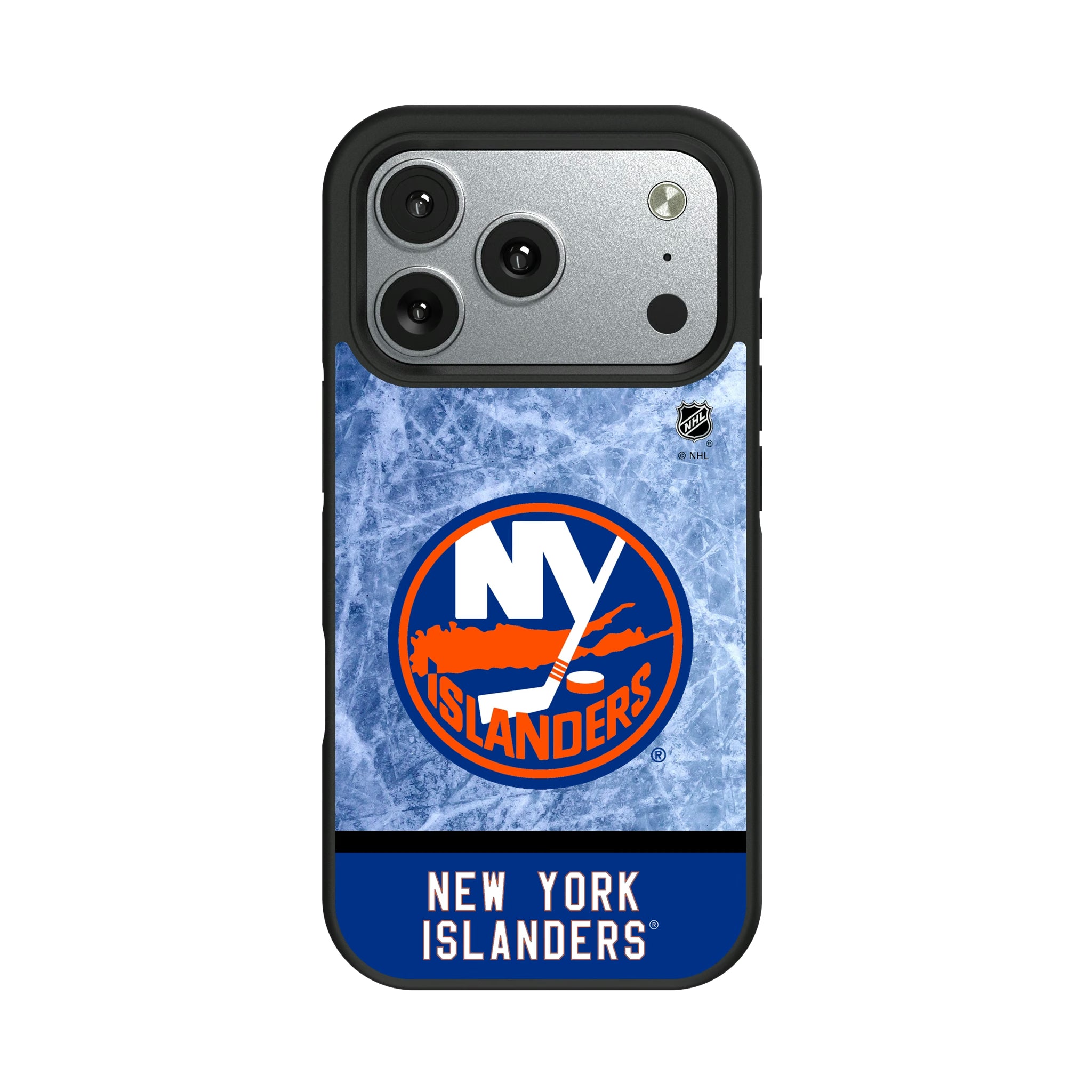 New York Islanders Ice Wordmark iPhone Bump Phone Case for Apple iPhone#Device_iPhone 17 Pro