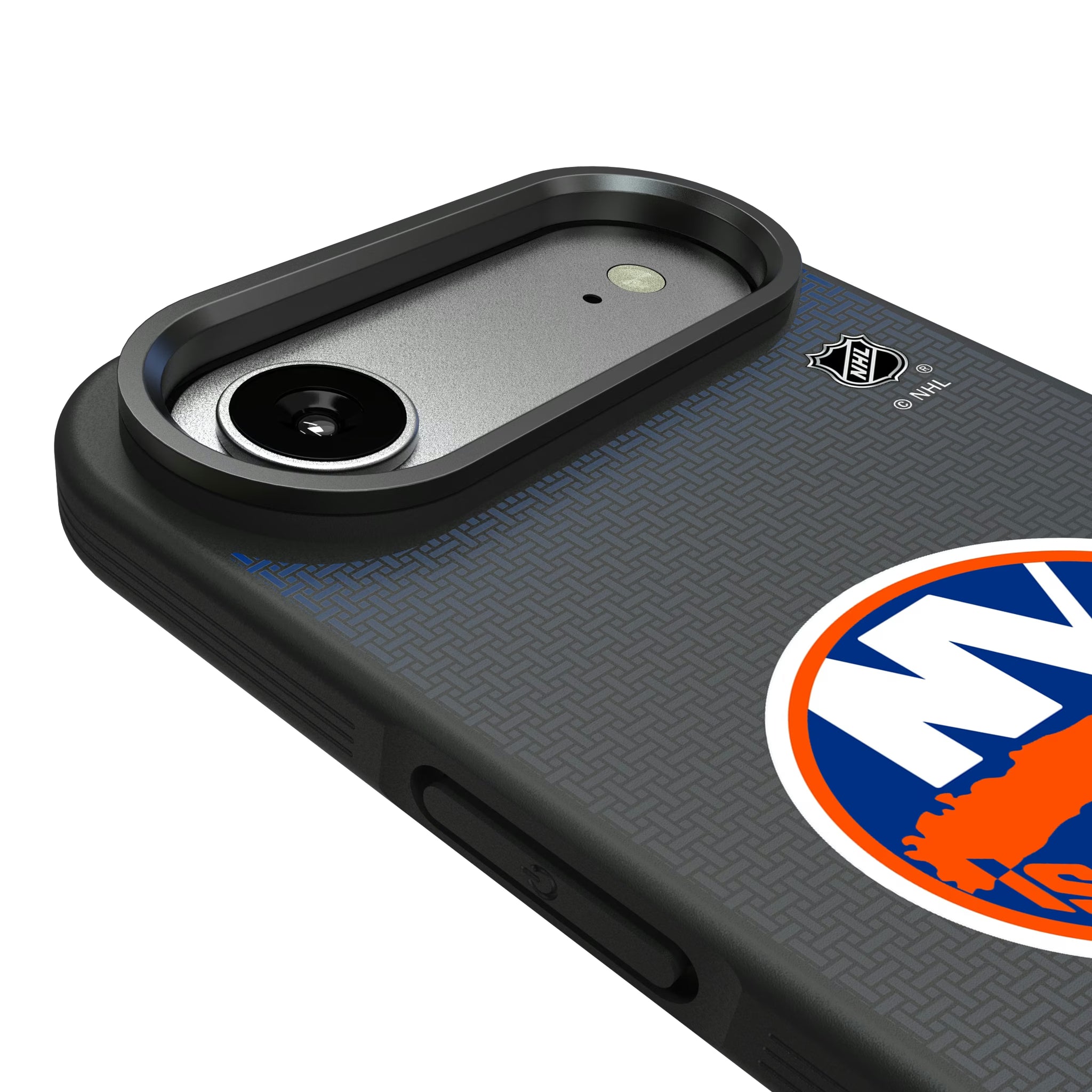 New York Islanders Linen iPhone Bump Phone Case for Apple iPhone - Detail#Device_iPhone Air