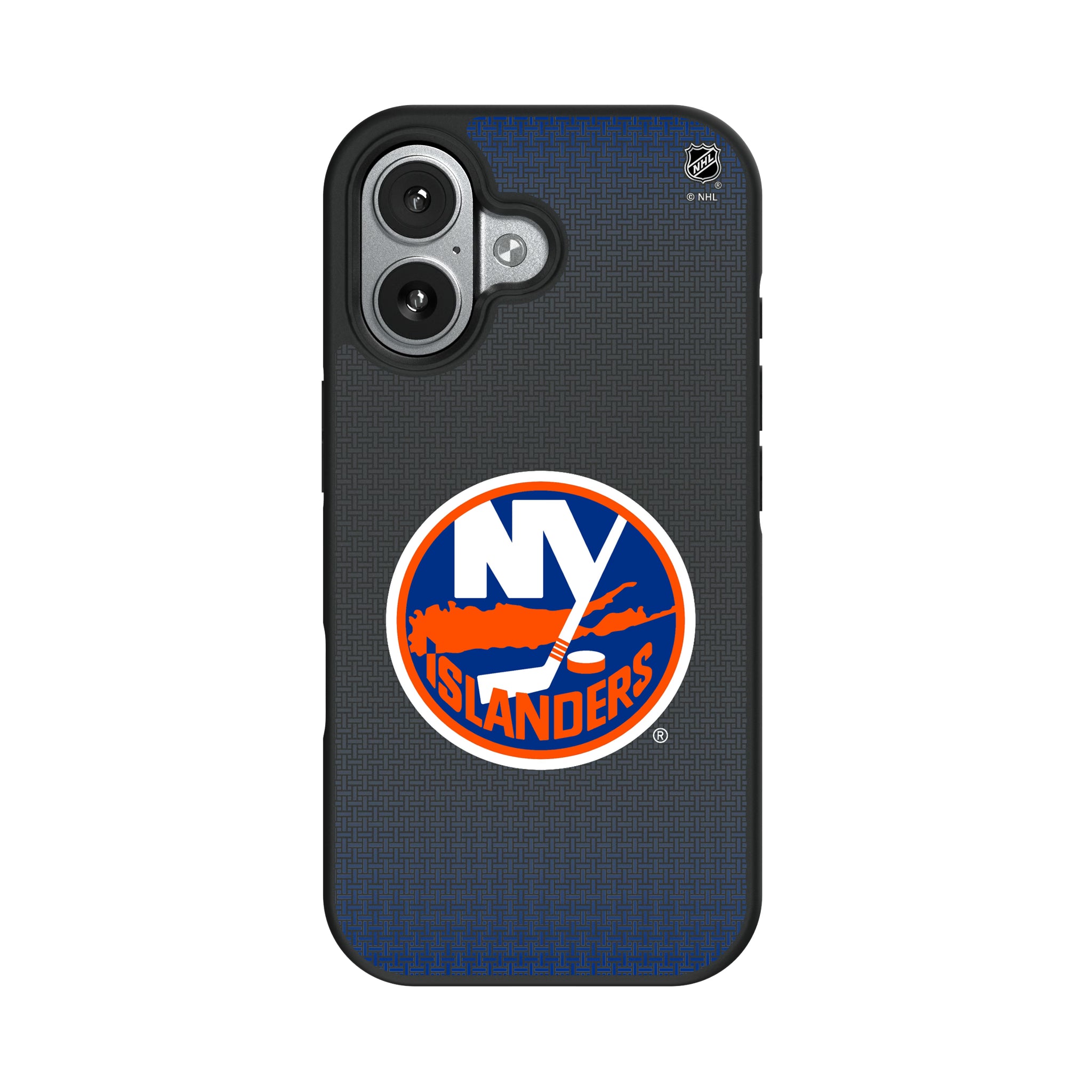 New York Islanders Linen iPhone Bump Phone Case for Apple iPhone#Device_iPhone 17
