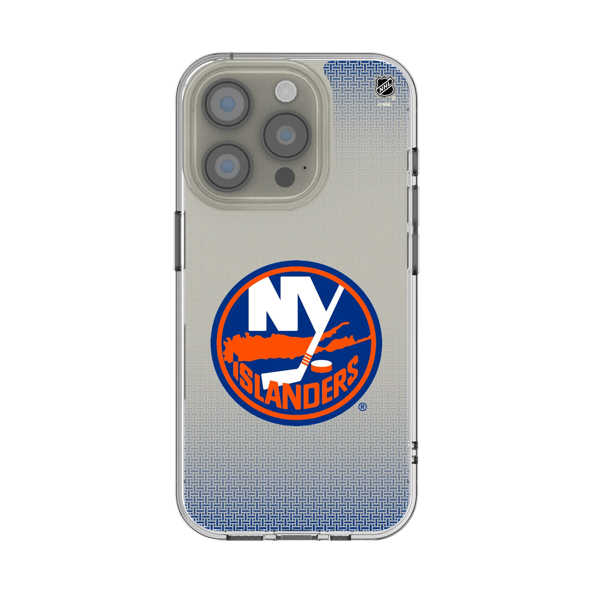 New York Islanders Linen iPhone Clear Phone Case for Apple iPhone