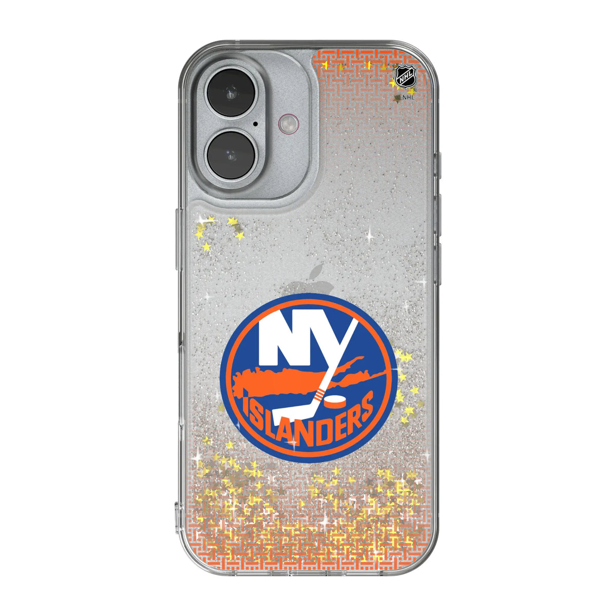New York Islanders Linen iPhone Glitter Phone Case for Apple iPhone#Device_iPhone 17