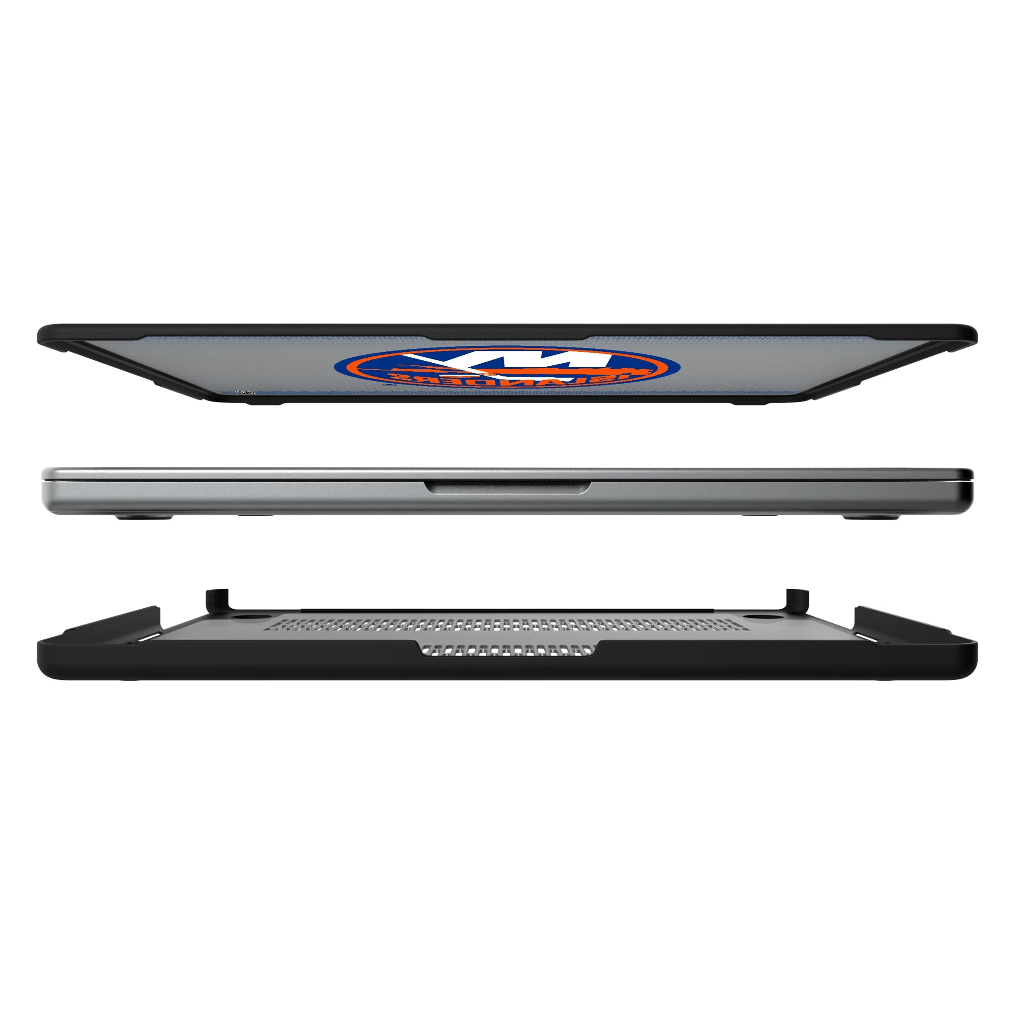 New York Islanders Linen MacBook Laptop Case for Apple MacBook#Device_MacBook Pro (14-inch, 2021) / MacBook Pro (14-inch, 2023) / MacBook Pro (14-inch, 2024)