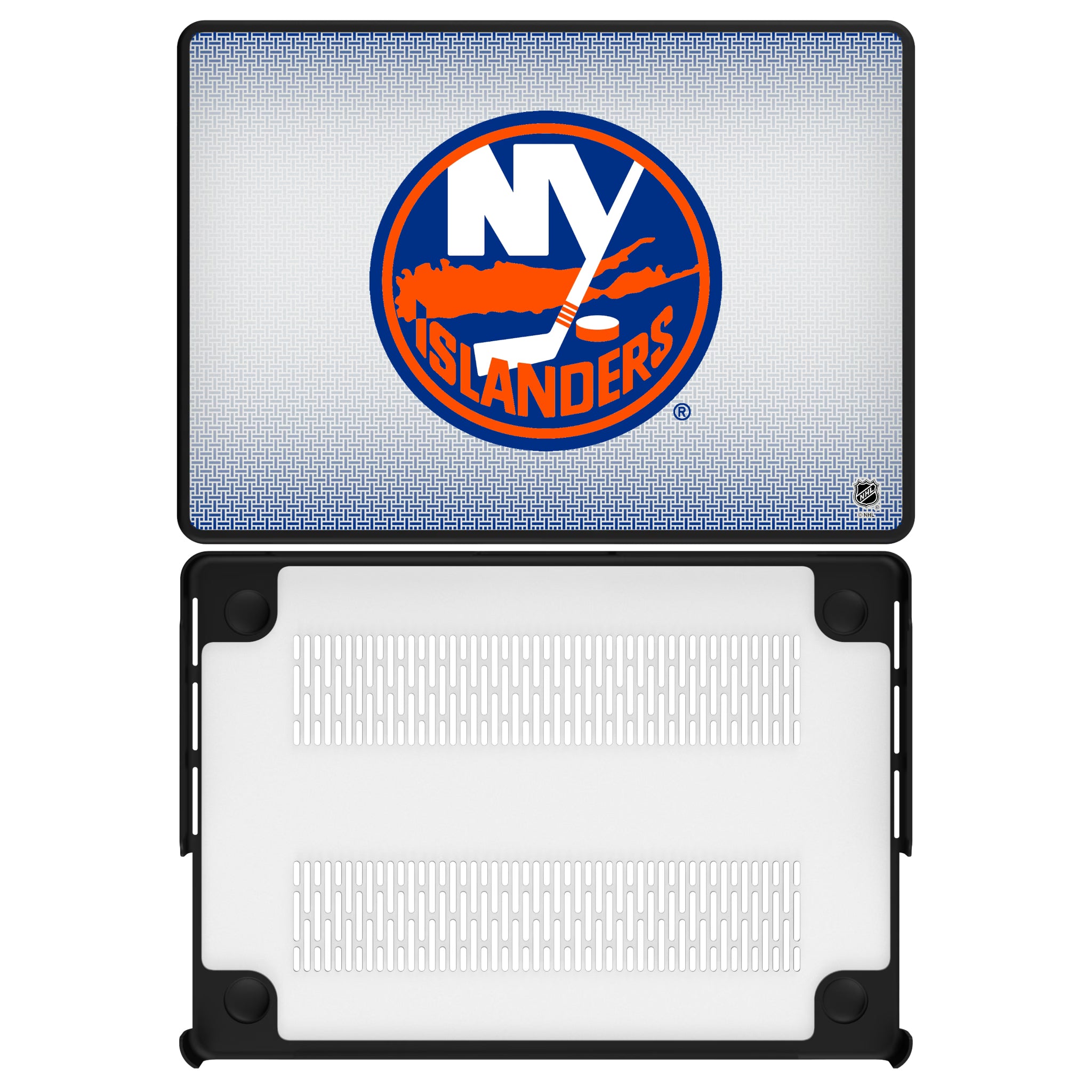 New York Islanders Linen MacBook Laptop Case for Apple MacBook#Device_MacBook Pro (14-inch, 2021) / MacBook Pro (14-inch, 2023) / MacBook Pro (14-inch, 2024)