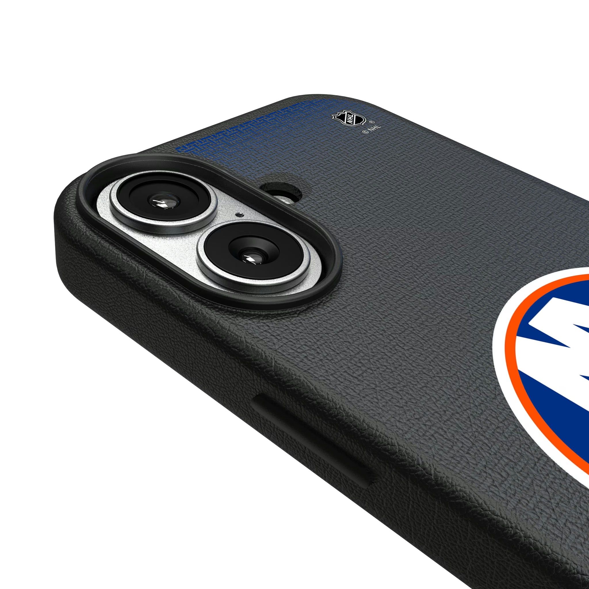 New York Islanders Linen iPhone MagSafe Compatible Phone Case for Apple iPhone - Detail#Device_iPhone 17