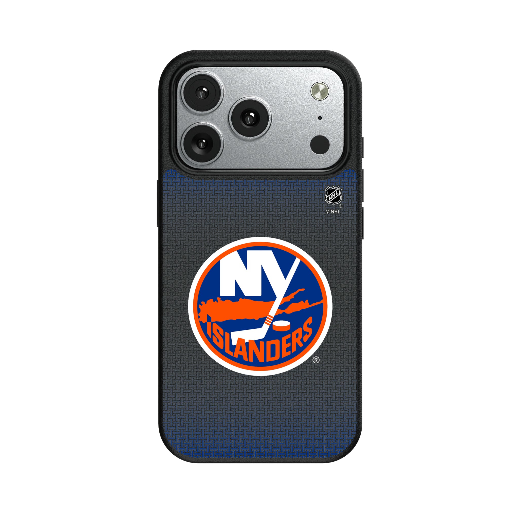 New York Islanders Linen iPhone MagSafe Compatible Phone Case for Apple iPhone#Device_iPhone 17 Pro