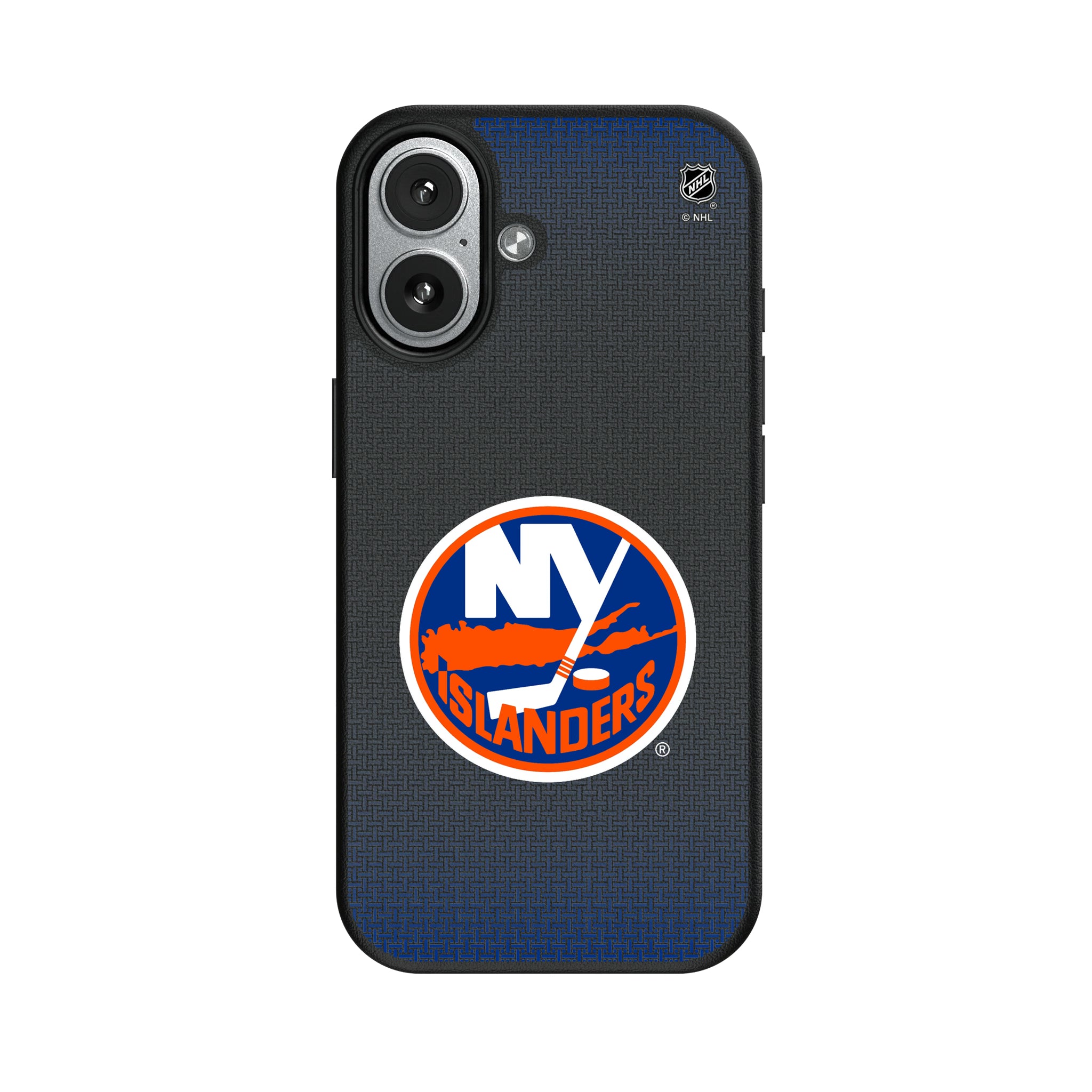 New York Islanders Linen iPhone MagSafe Compatible Phone Case for Apple iPhone#Device_iPhone 17