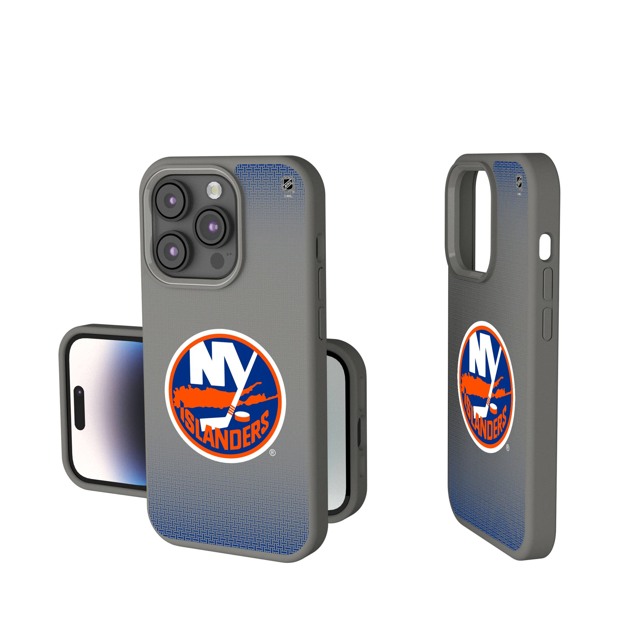 New York Islanders Linen iPhone Soft Touch Phone Case for Apple iPhone