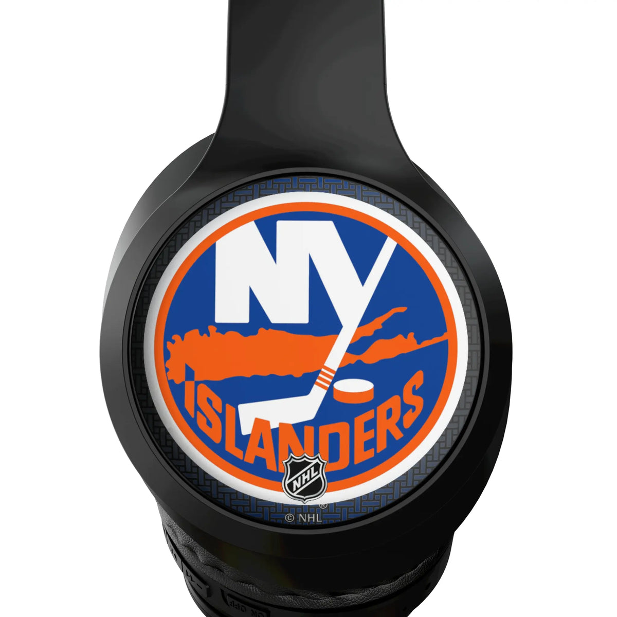 New York Islanders Linen Wireless Over-Ear Headphones With Case - Detail