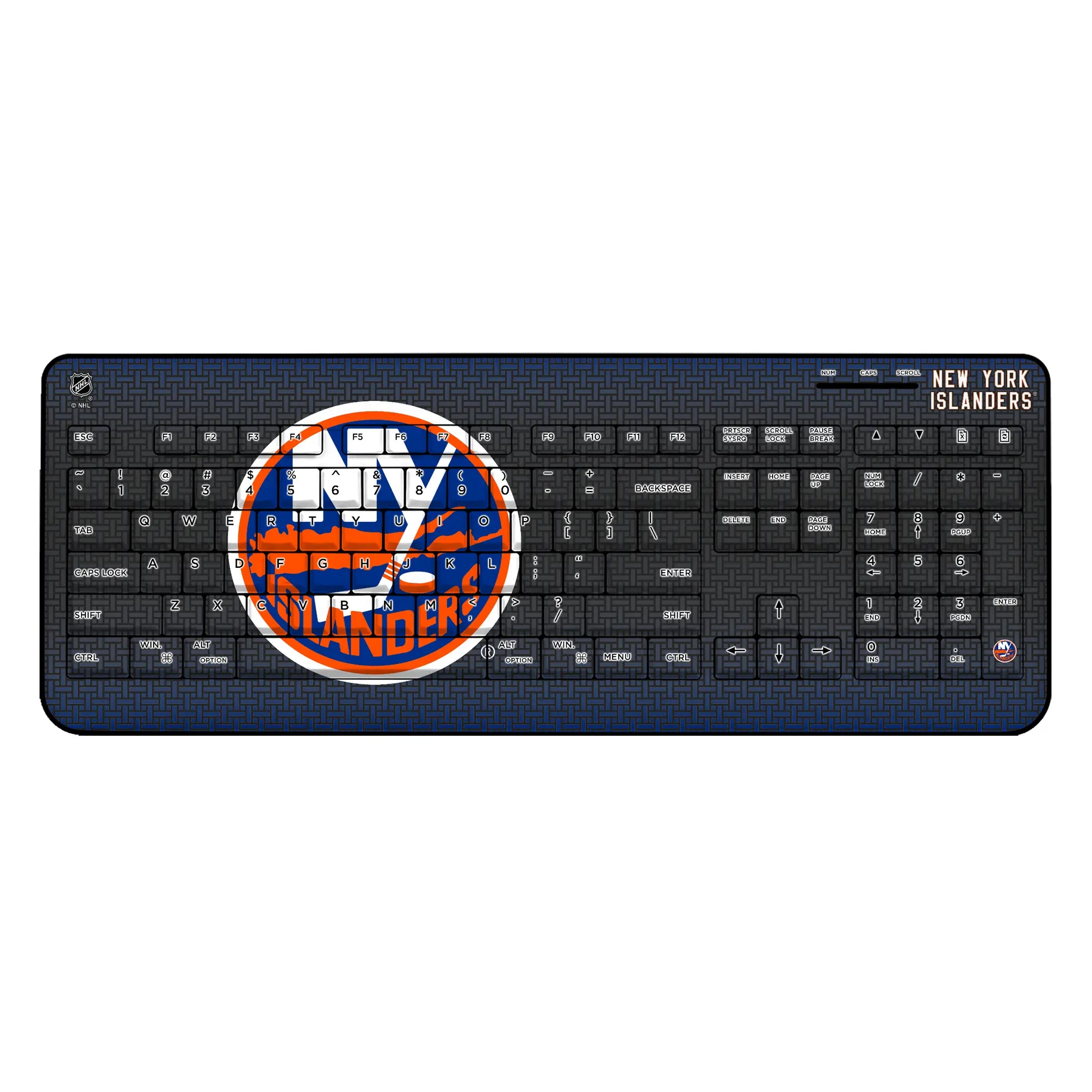 New York Islanders Linen Wireless USB Keyboard