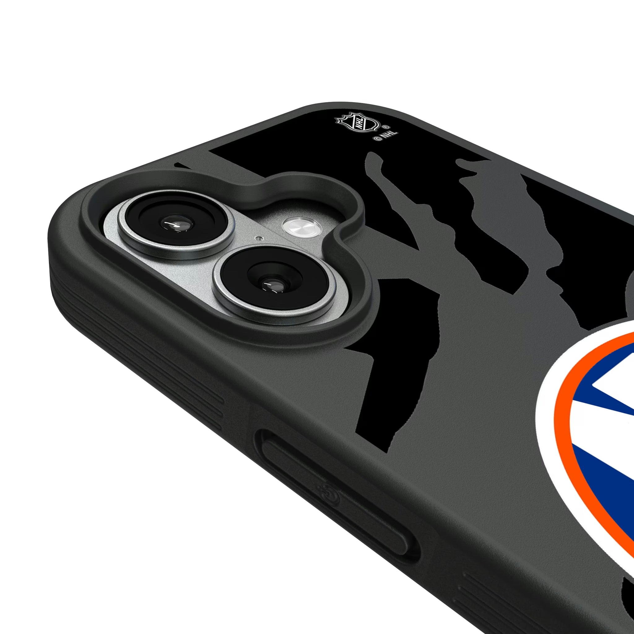 New York Islanders Monocolor Tilt iPhone Bump Phone Case for Apple iPhone - Detail#Device_iPhone 17