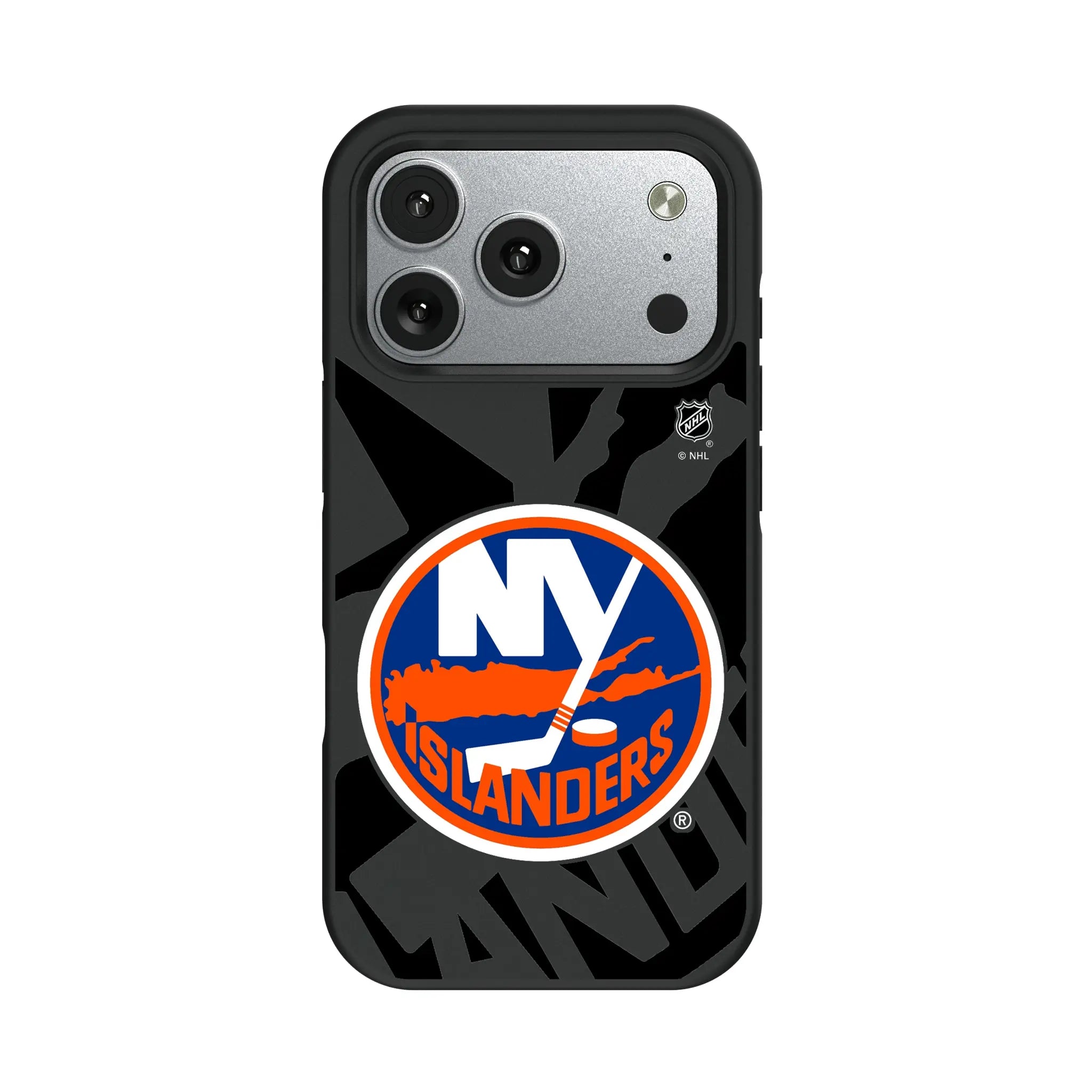 New York Islanders Monocolor Tilt iPhone Bump Phone Case for Apple iPhone#Device_iPhone 17 Pro