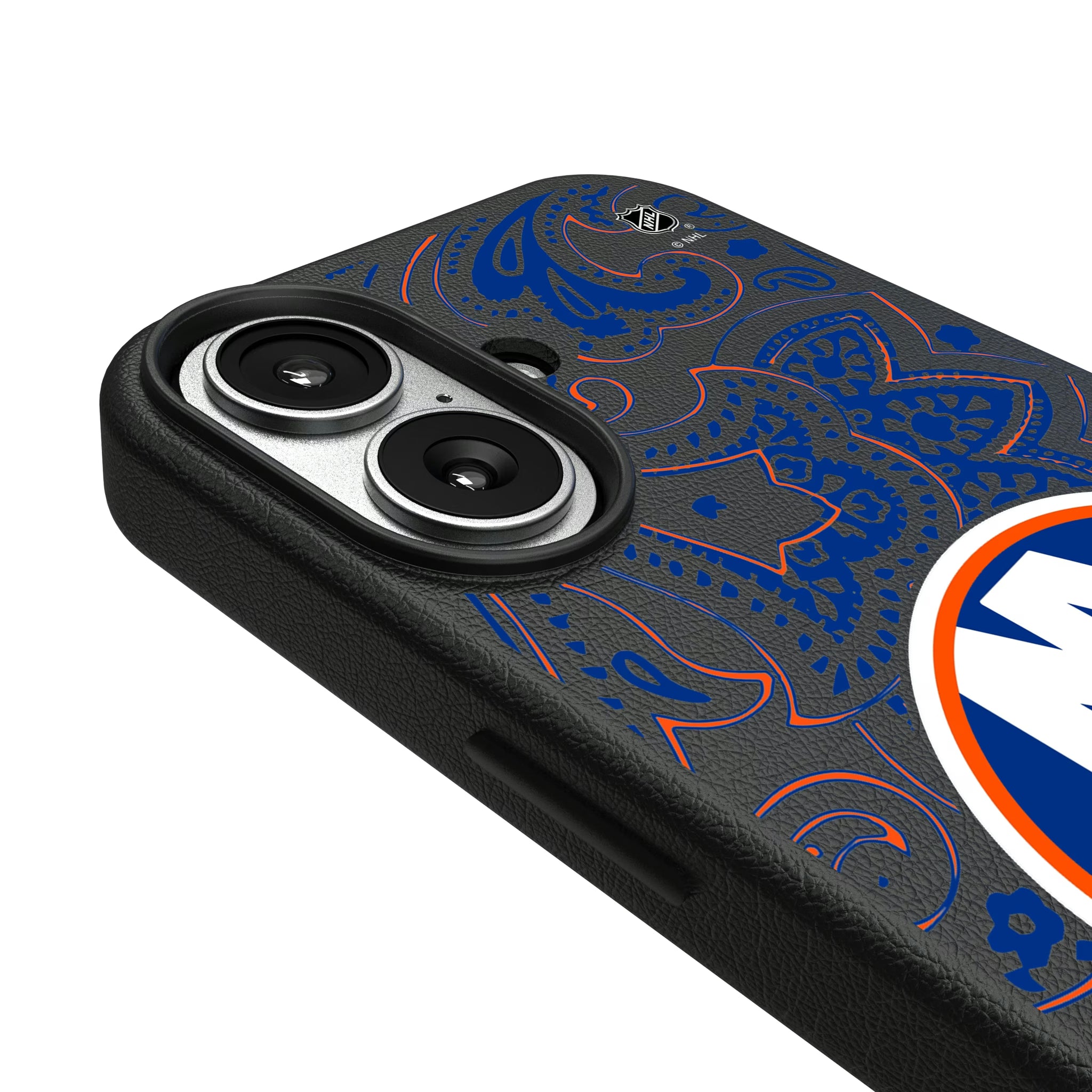 New York Islanders Paisley iPhone MagSafe Compatible Phone Case for Apple iPhone - Detail#Device_iPhone 17