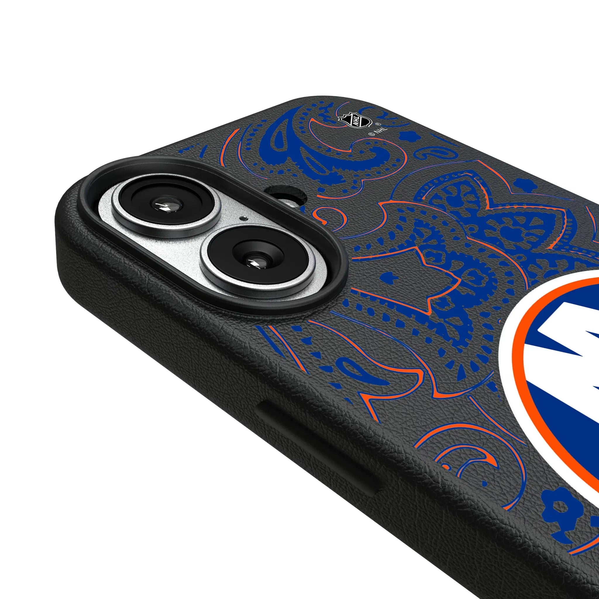 New York Islanders Paisley iPhone MagSafe Compatible Phone Case for Apple iPhone - Detail#Device_iPhone 17