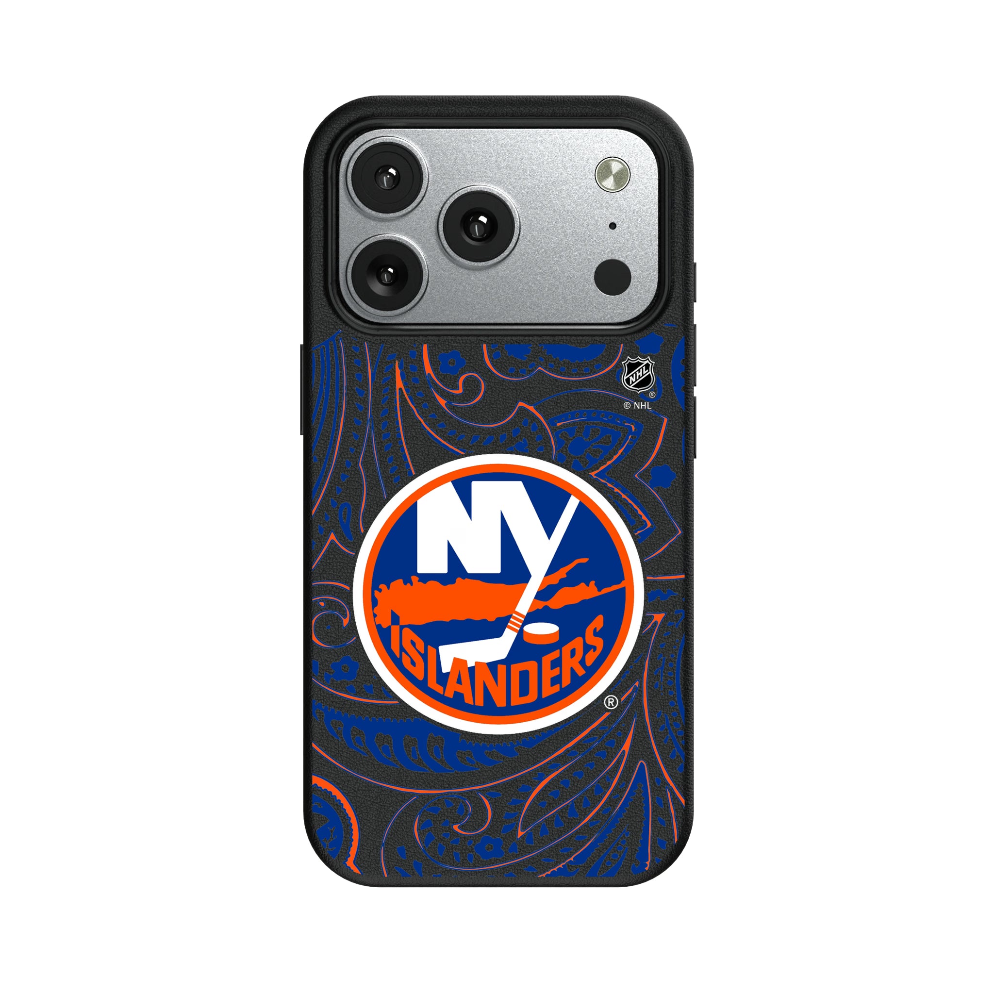 New York Islanders Paisley iPhone MagSafe Compatible Phone Case for Apple iPhone#Device_iPhone 17 Pro