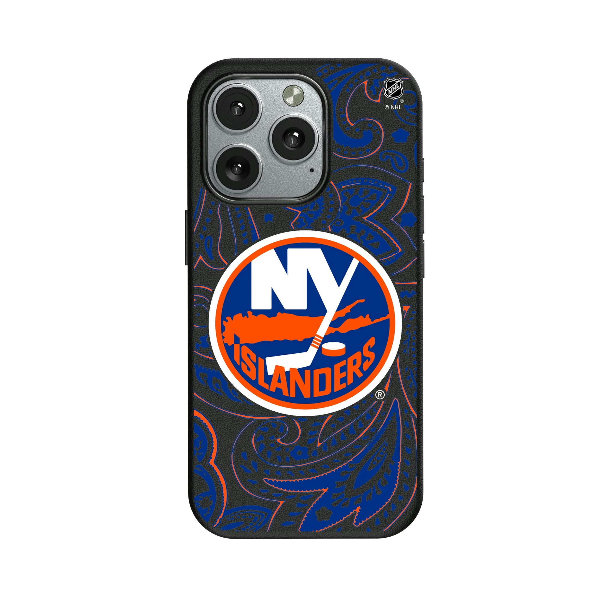 New York Islanders Paisley iPhone MagSafe Compatible Phone Case for Apple iPhone