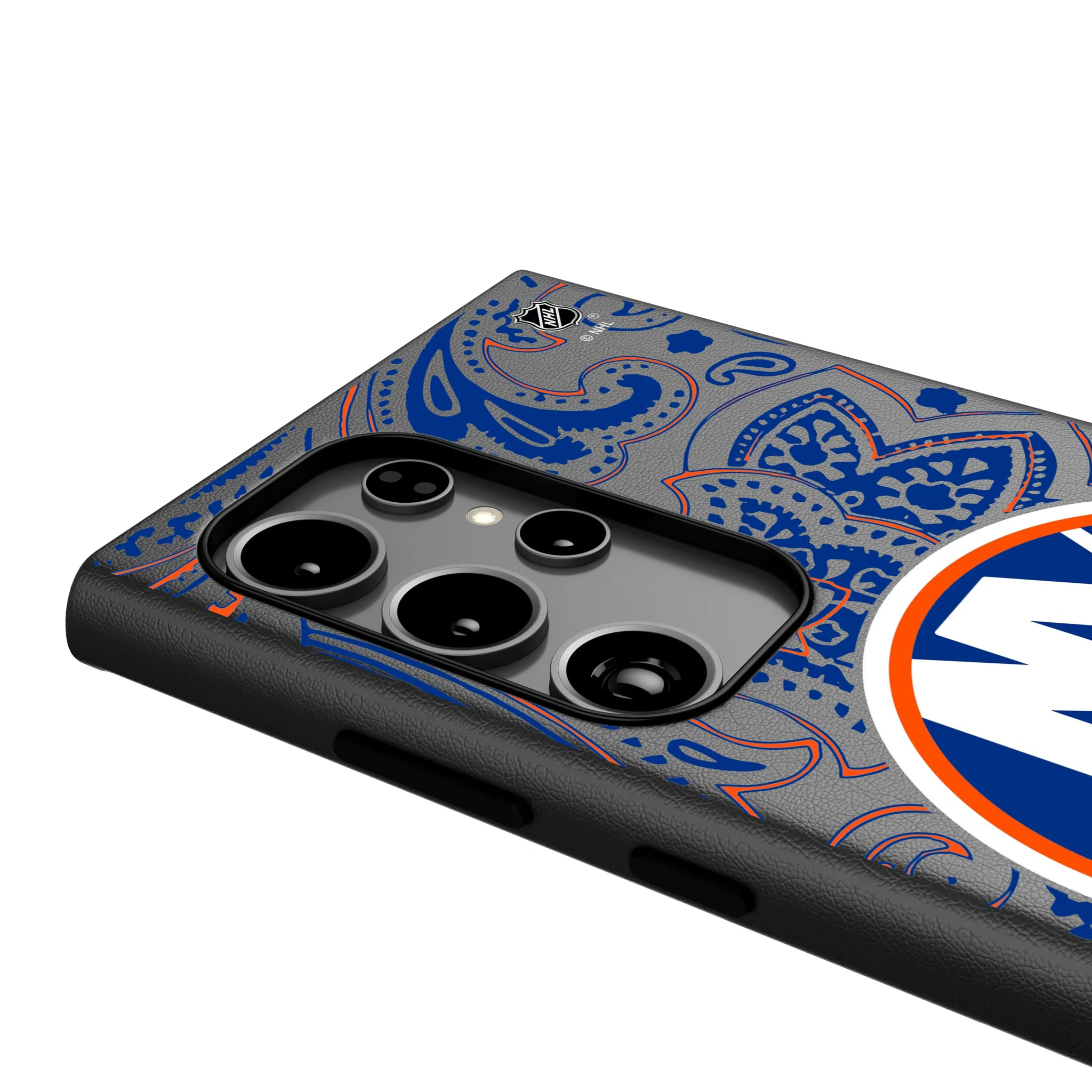 New York Islanders Paisley Galaxy MagSafe Compatible Phone Case for Samsung Galaxy - Detail