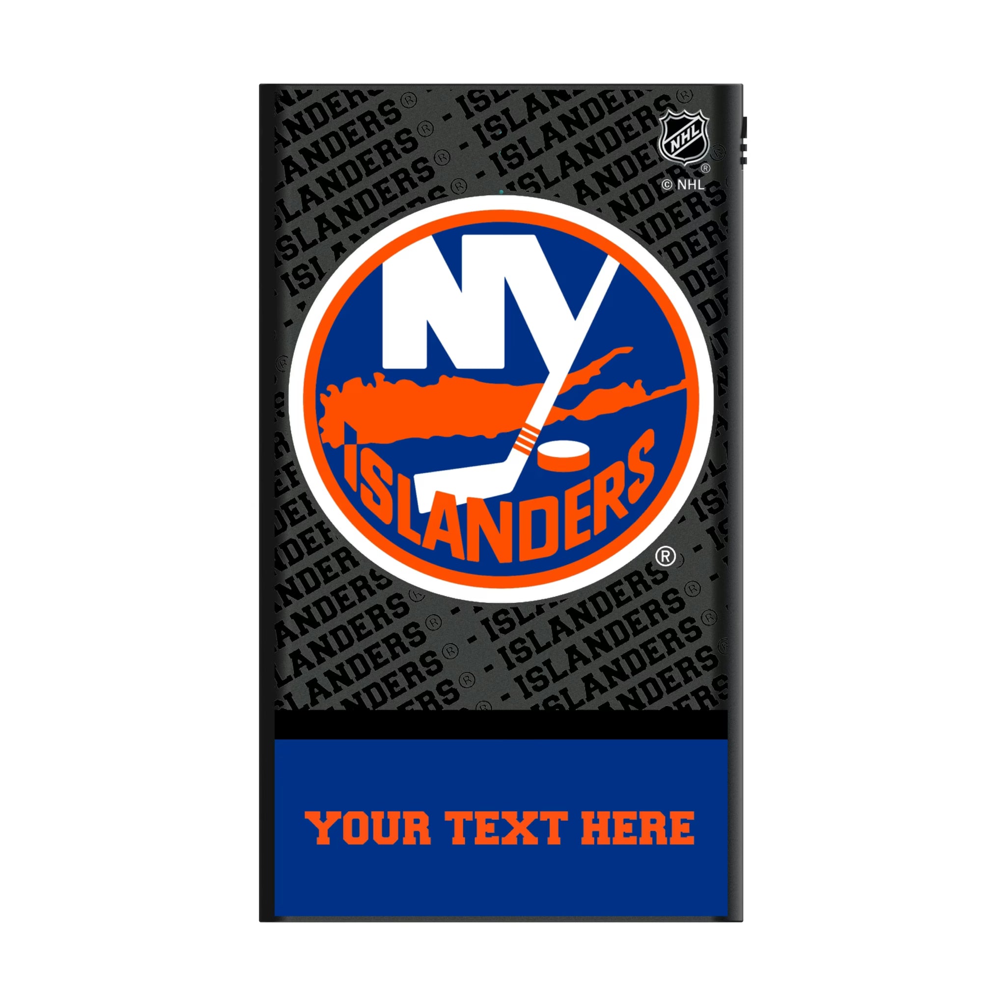 New York Islanders Personalized EndZone Plus 5000mAh Flat Powerbank