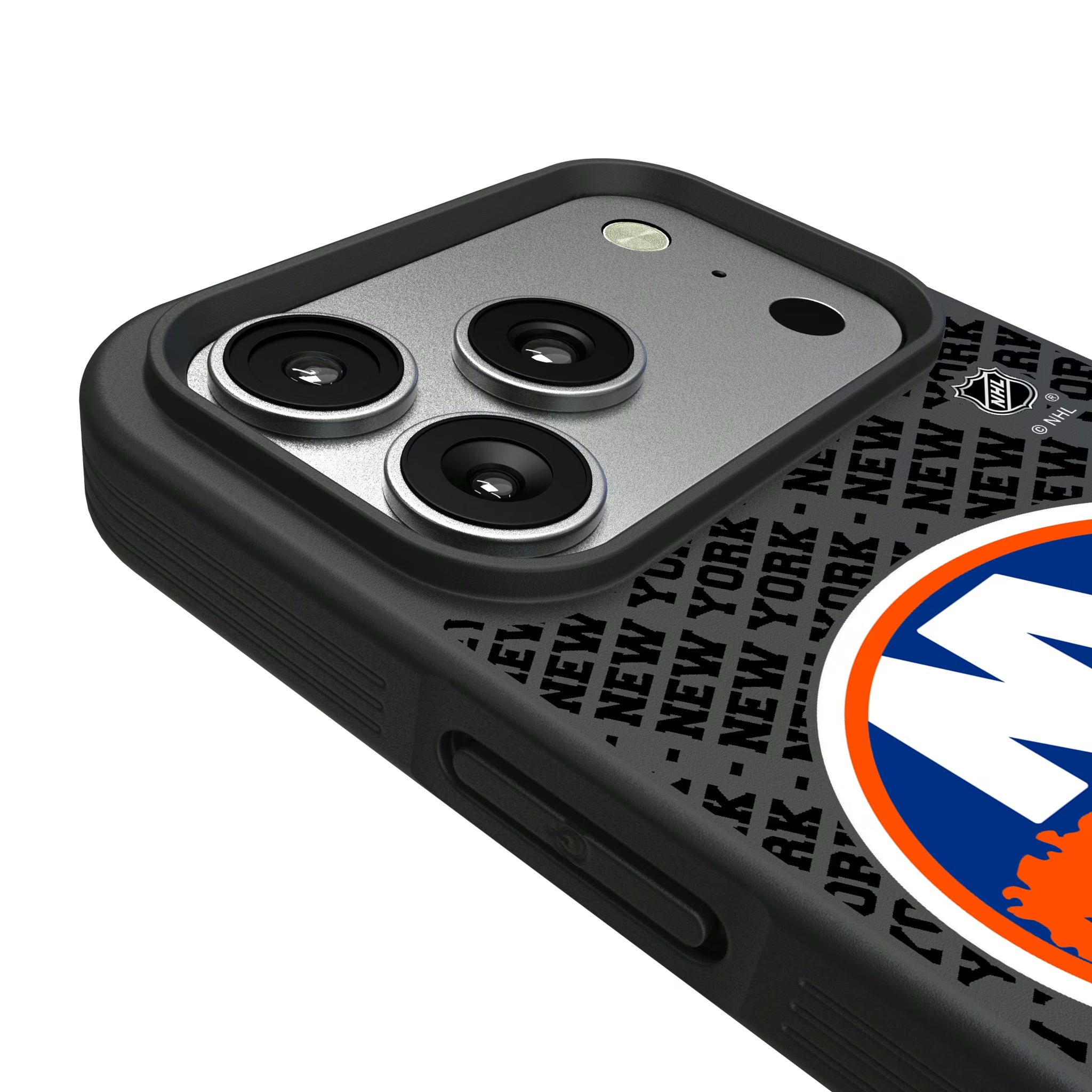 New York Islanders Personalized EndZone Plus iPhone Bump Phone Case for Apple iPhone - Detail#Device_iPhone 17 Pro