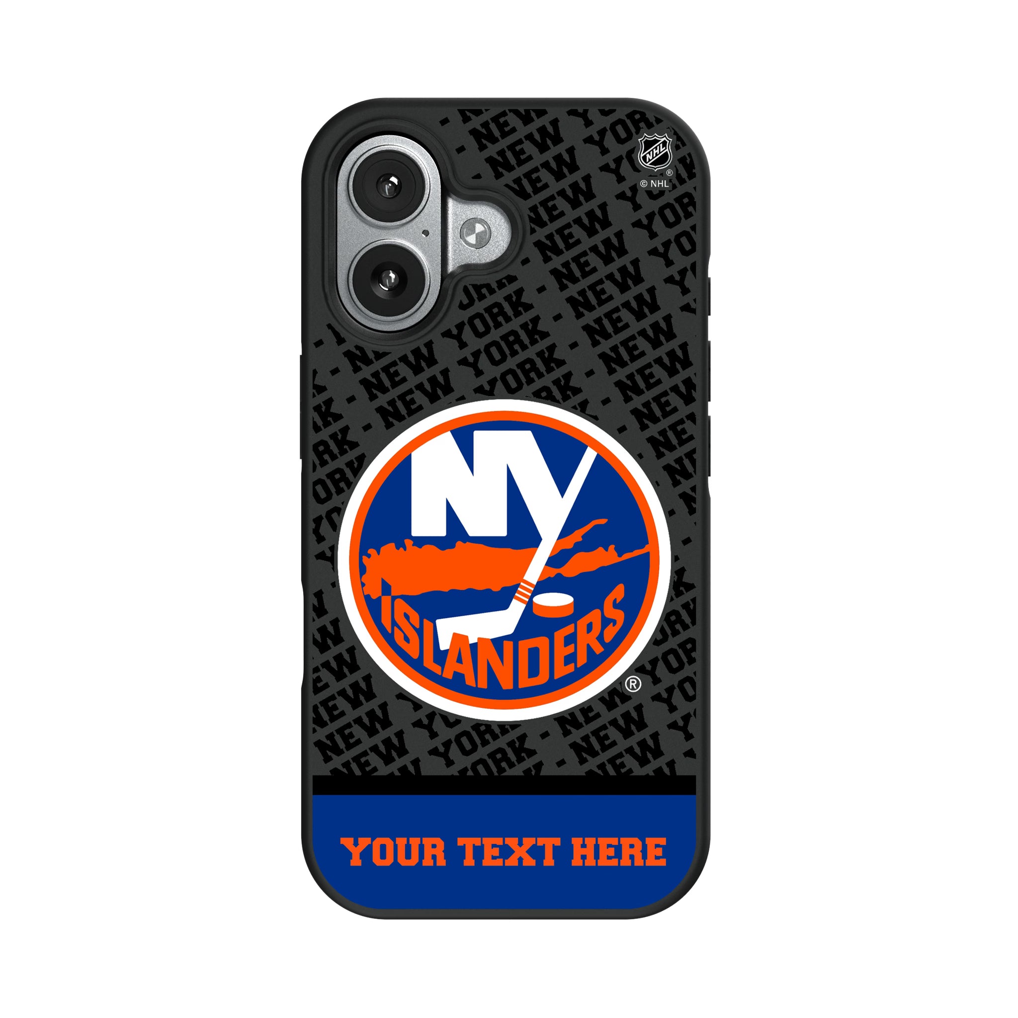 New York Islanders Personalized EndZone Plus iPhone Bump Phone Case for Apple iPhone#Device_iPhone 17