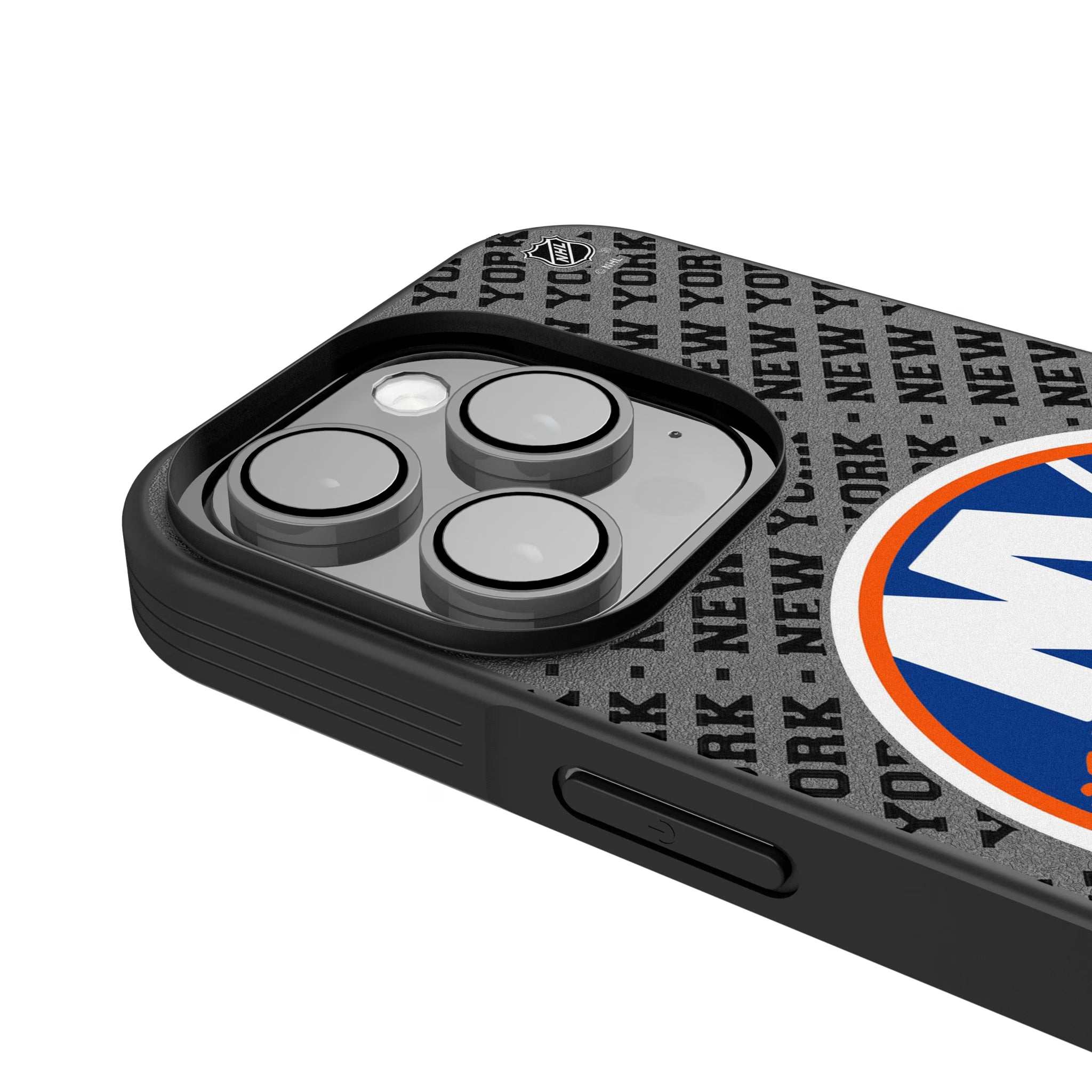 New York Islanders Personalized EndZone Plus iPhone Bump Phone Case for Apple iPhone - Detail