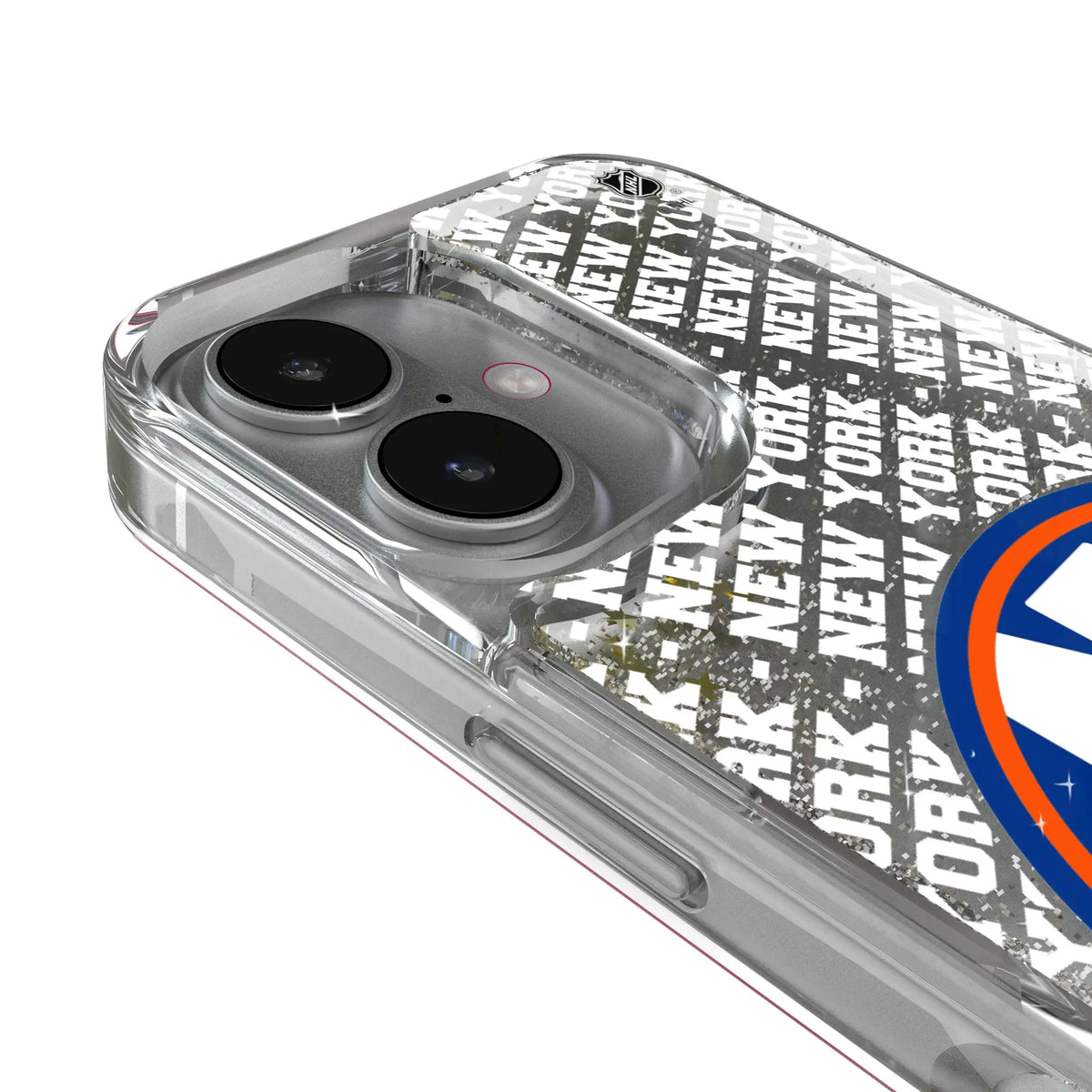 New York Islanders Personalized EndZone Plus iPhone Glitter Phone Case for Apple iPhone - Detail#Device_iPhone 17