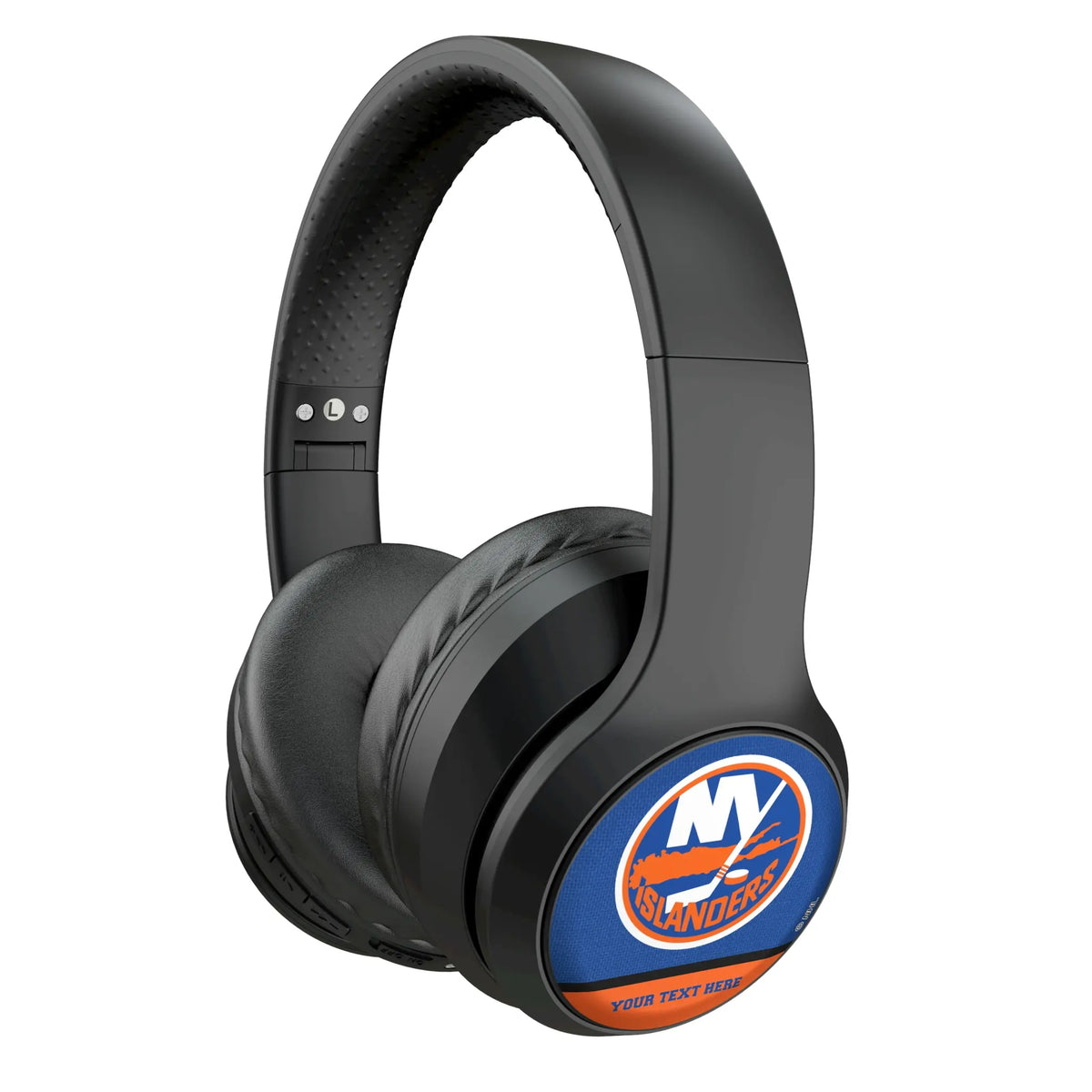 New York Islanders Personalized Endzone Solid Wireless Over-Ear Headphones With Case